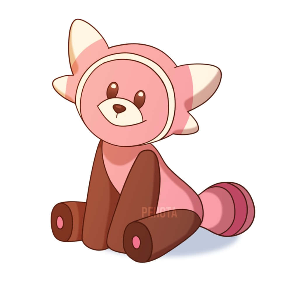 Adorable Stufful en fondo blanco Fondos de pantalla