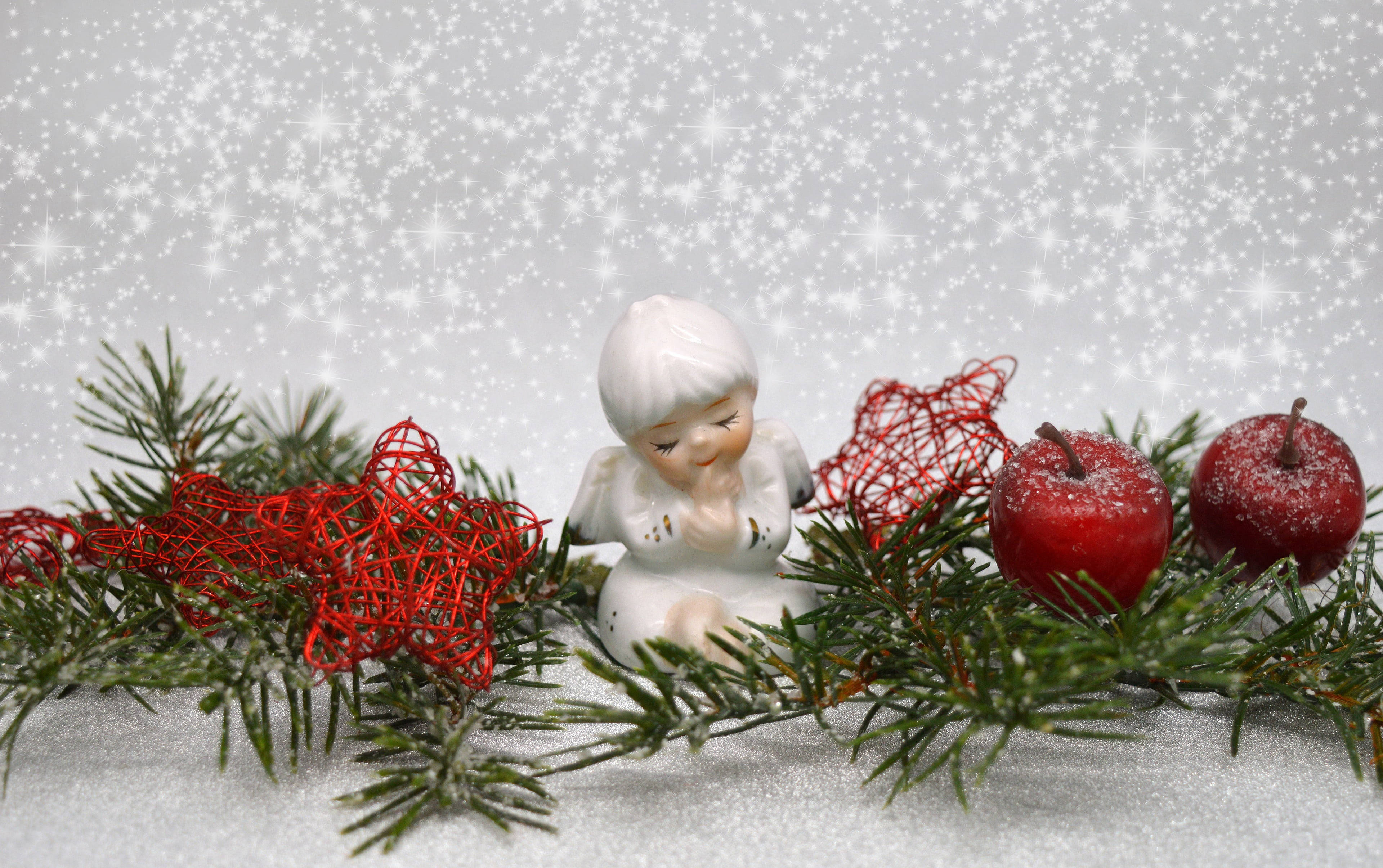 Adorno de Ángel Navideño Fondos de pantalla