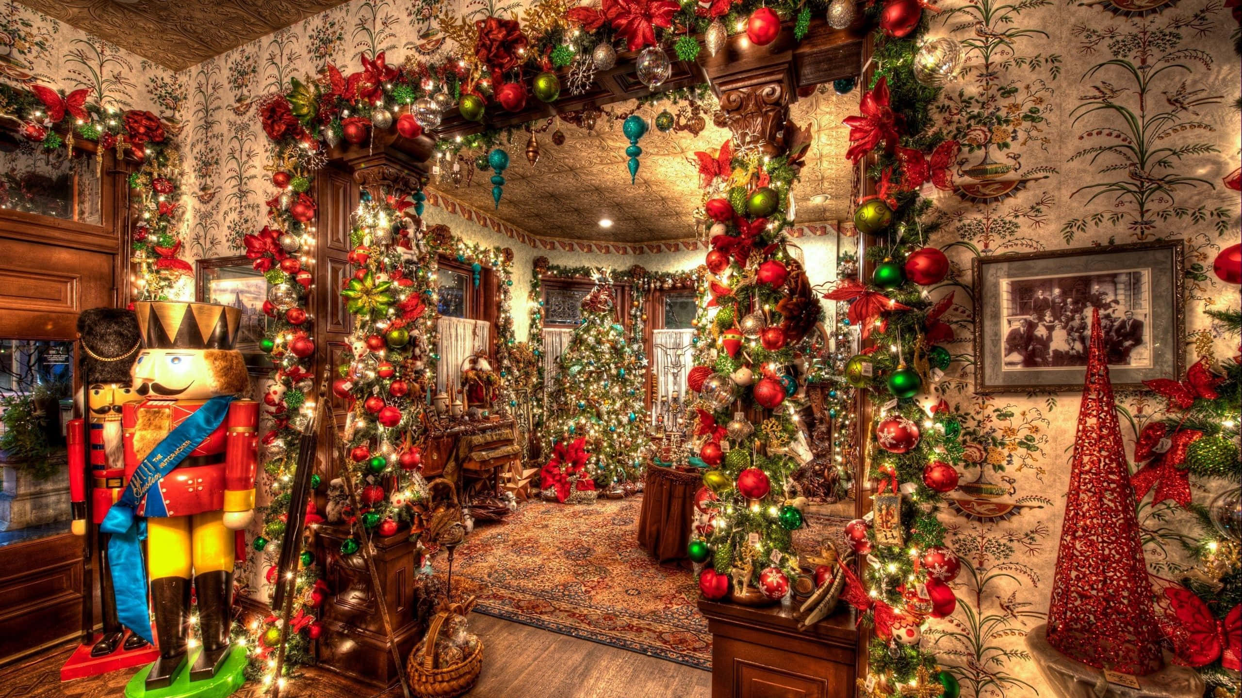 Adornos Navideños Artísticos Fondos de pantalla