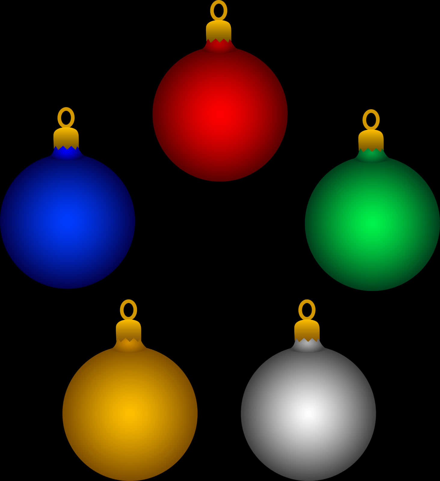 Adornos navideños coloridos vector Fondos de pantalla