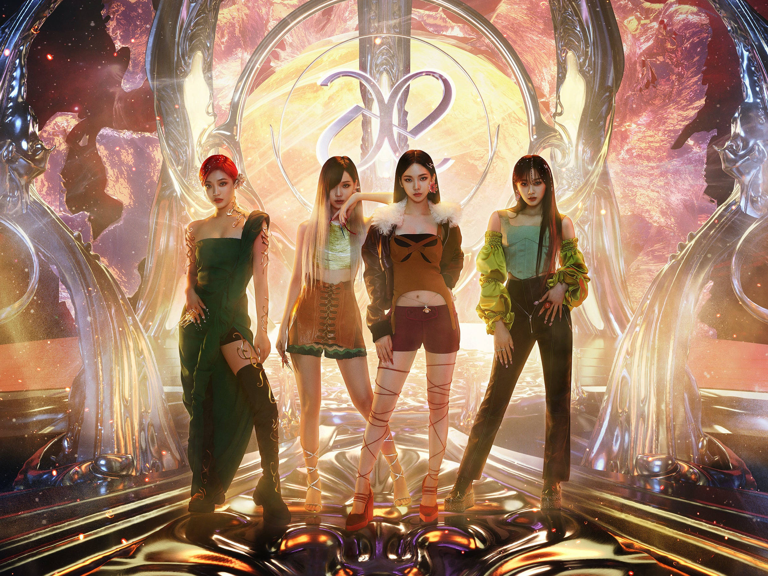 Aespa Next Level del Grupo Femenino de K-Pop Fondos de pantalla