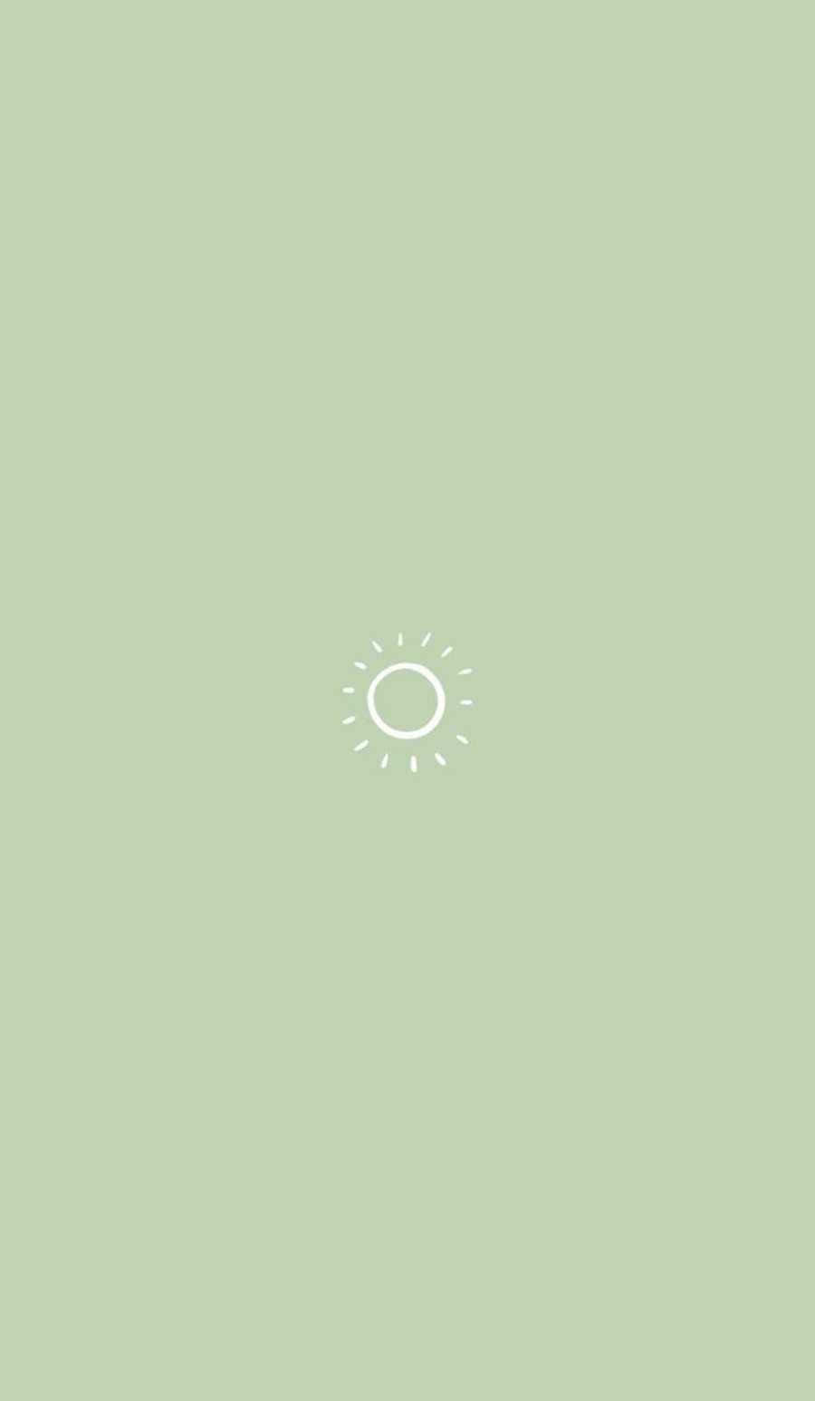 Agrega un toque calmante y acogedor a tu espacio con un Estético Verde Salvia Fondos de pantalla