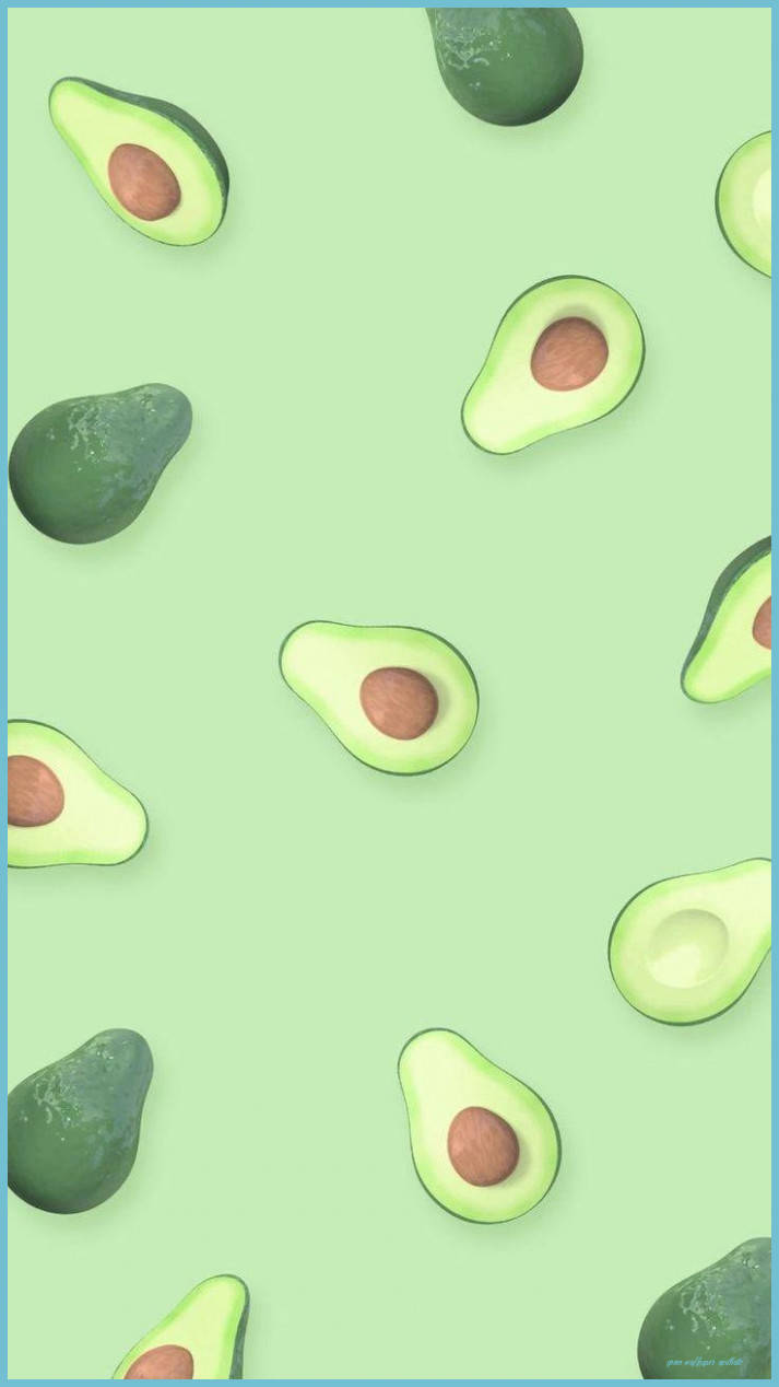 Aguacates estéticos verde claro Fondos de pantalla