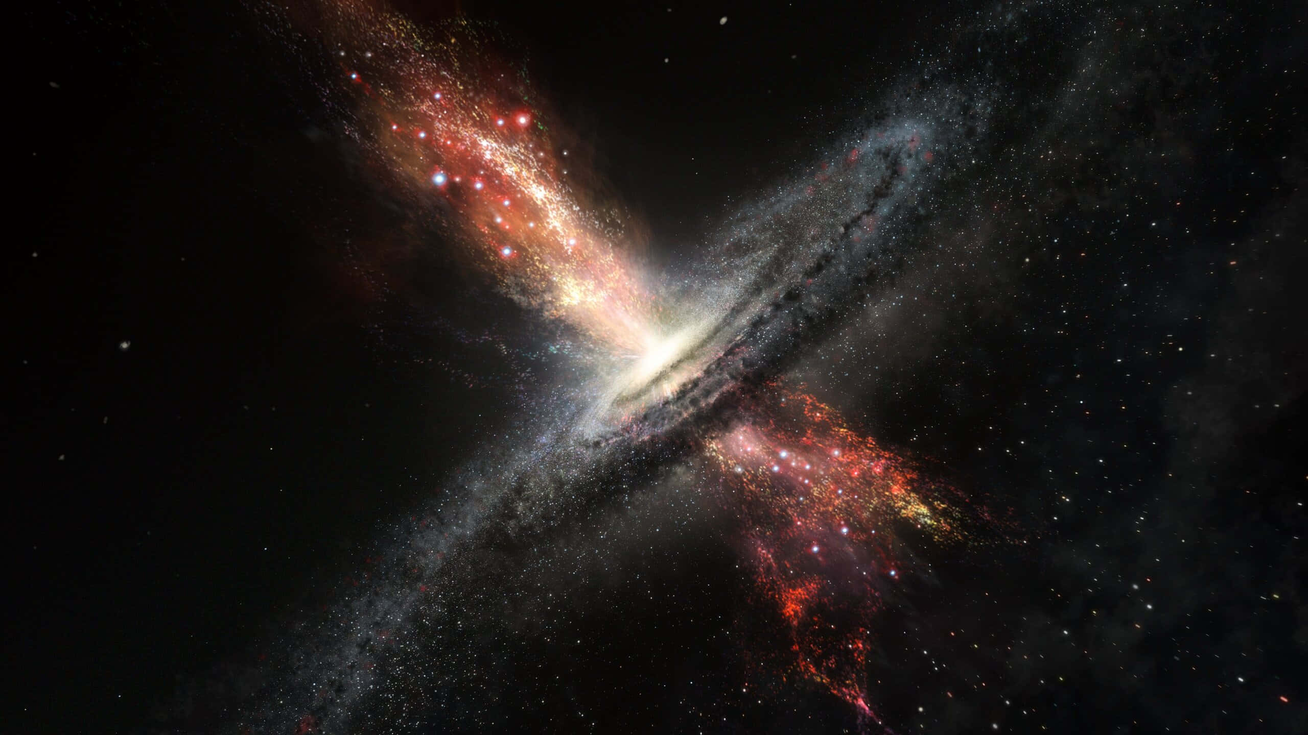 Agujero Negro Supermasivo Espacial 1440p Fondos de pantalla