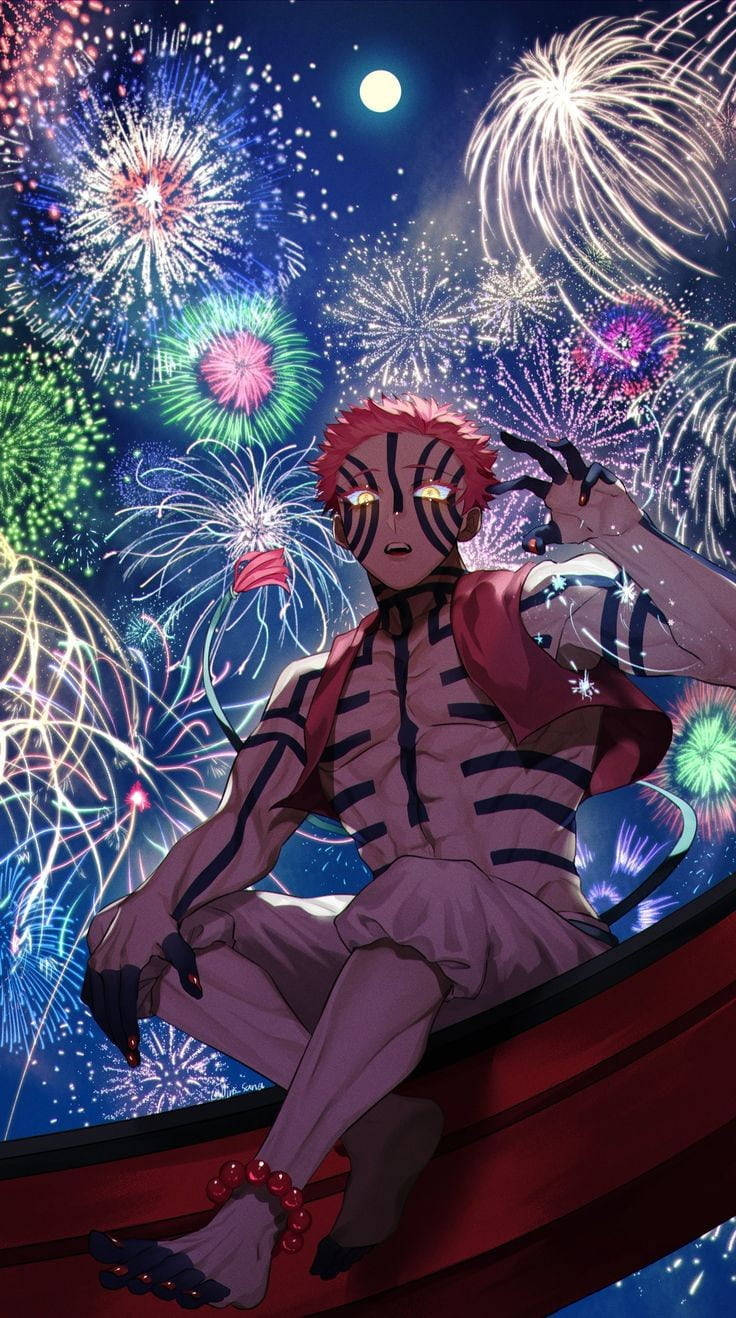 Akaza de las Doce Lunas Demoníacas de Demon Slayer Fondos de pantalla