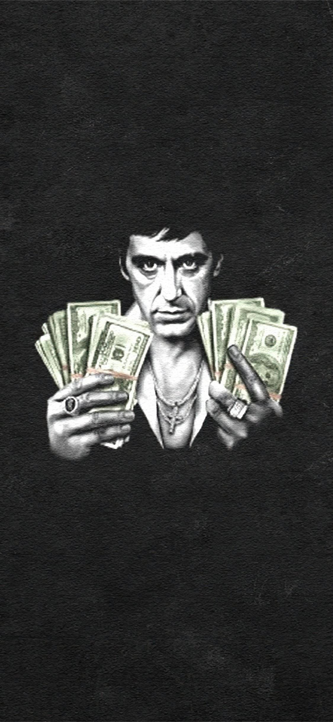 Al Pacino Scarface Fajo de Billetes Fondos de pantalla