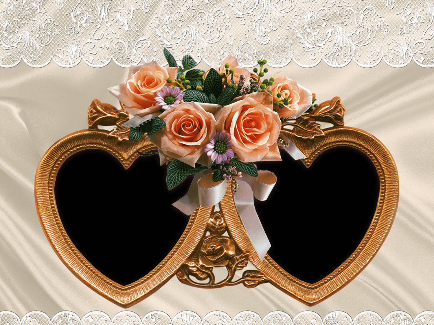 Álbum de Bodas Corazón Gemelo Fondos de pantalla