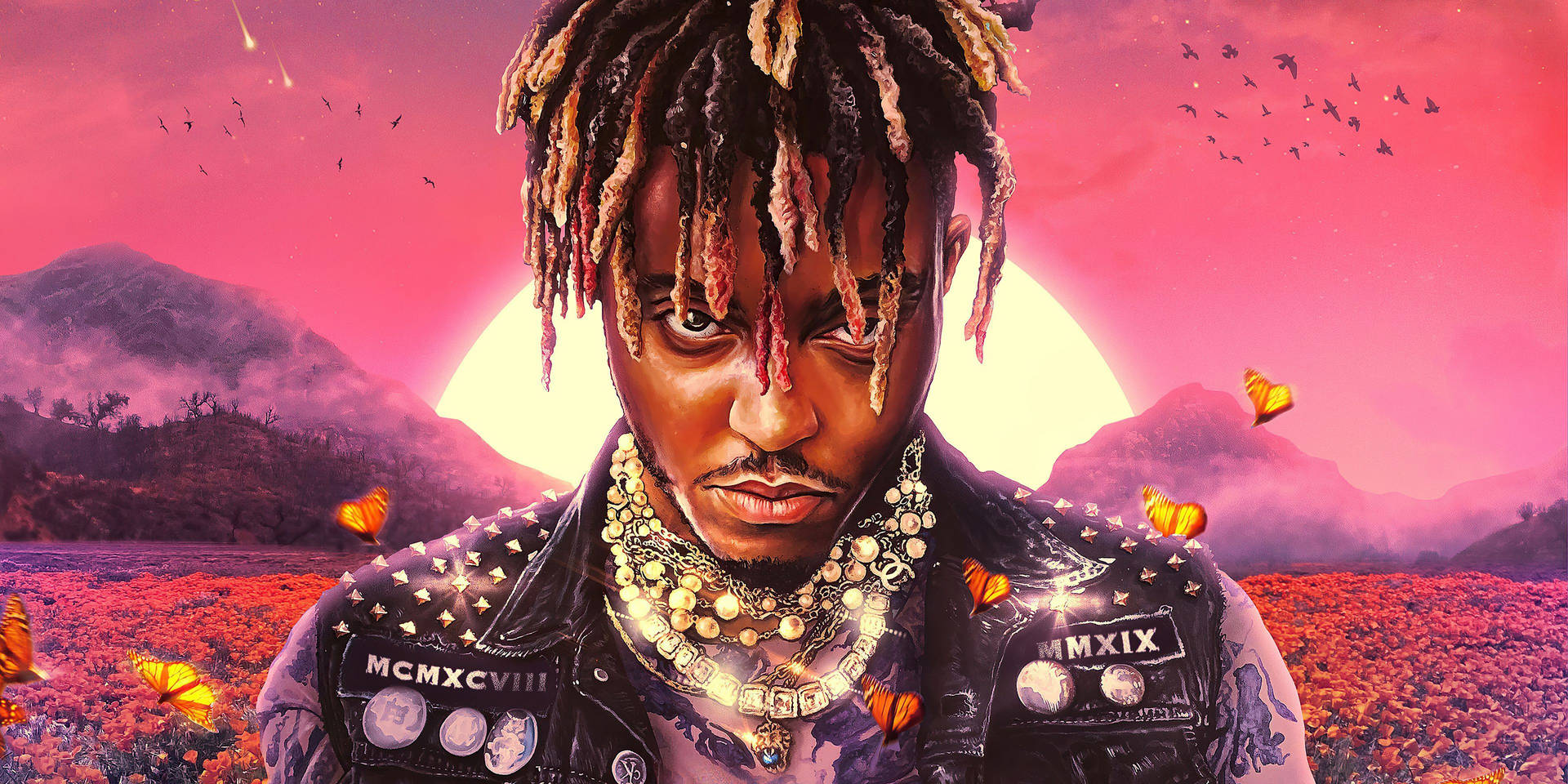 Álbum de Juice Wrld 4K — Rosa aesthetic GIF Fondos de pantalla