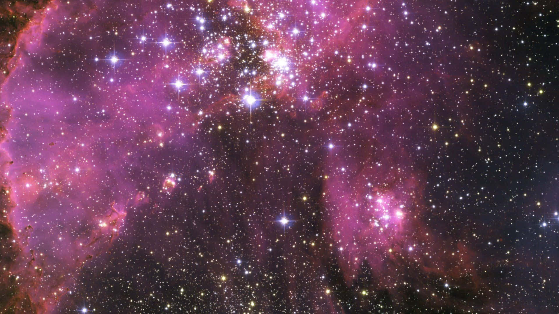 Alcanza las estrellas con la Galaxia Púrpura Fondos de pantalla