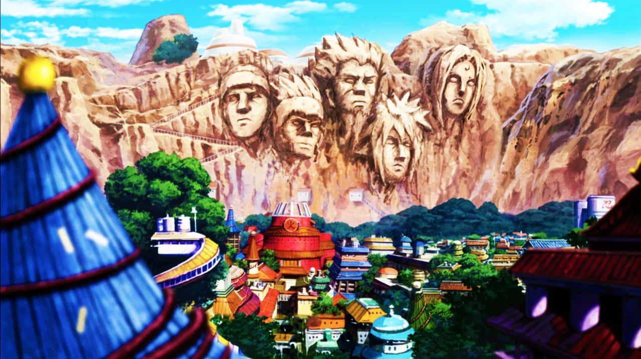 Aldea Oculta de la Hoja Cinco Rostros de Hokage Fondos de pantalla