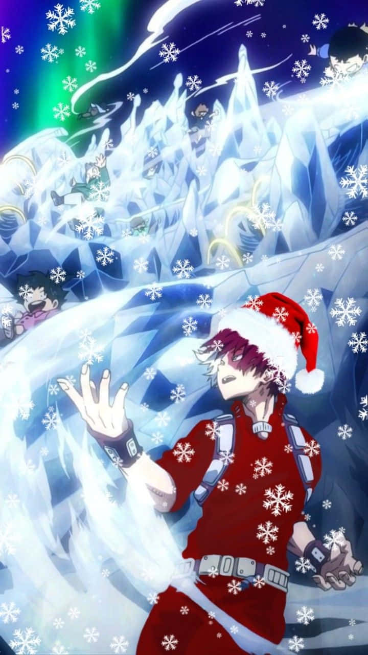 Alegría navideña con un toque anime Fondos de pantalla