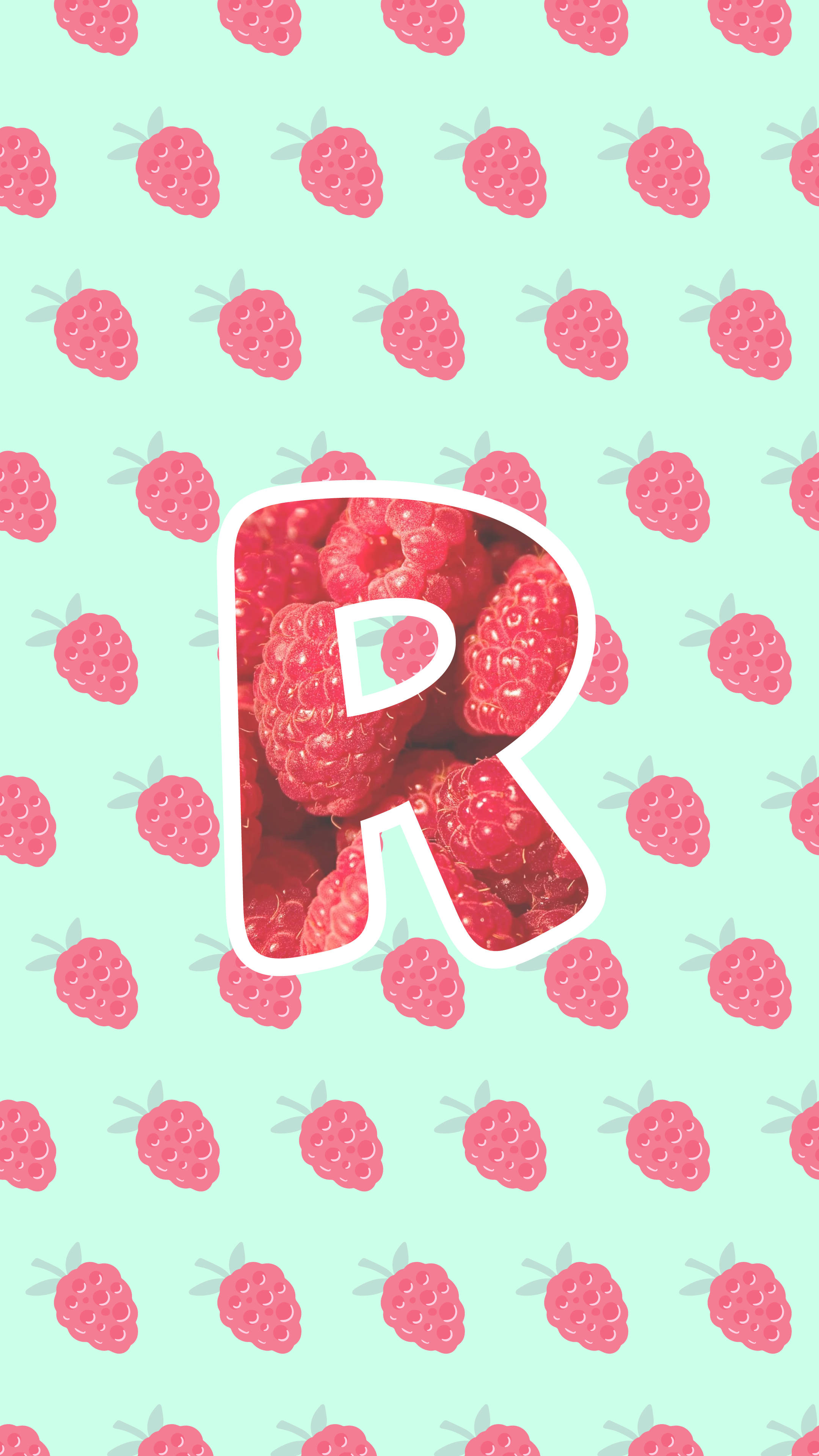 Alfabeto de Fresa R Fondos de pantalla