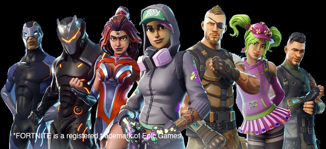 Alineación de Personajes de Fortnite Fondos de pantalla