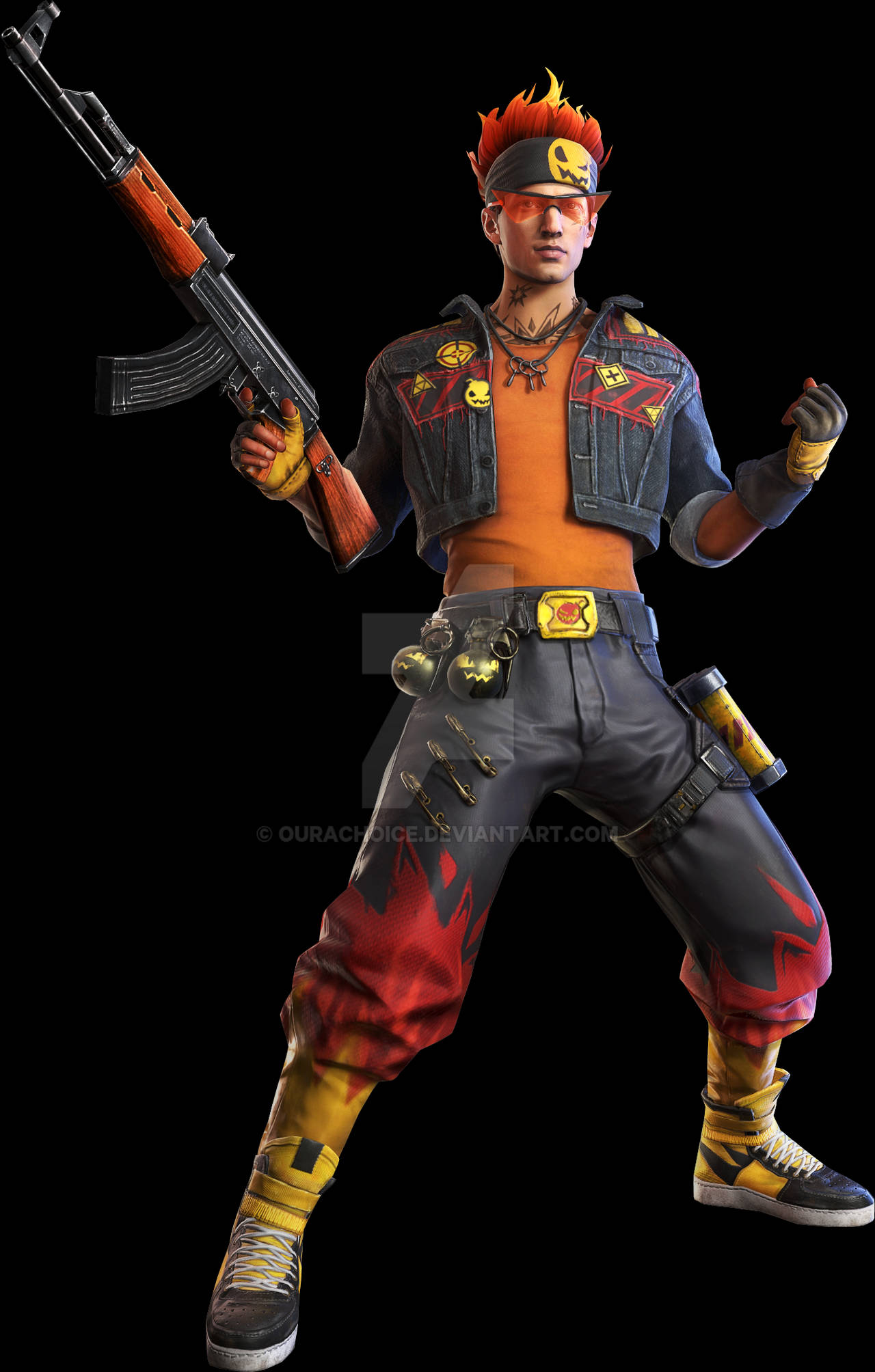 Álvaro como Personaje de Free Fire Fondos de pantalla