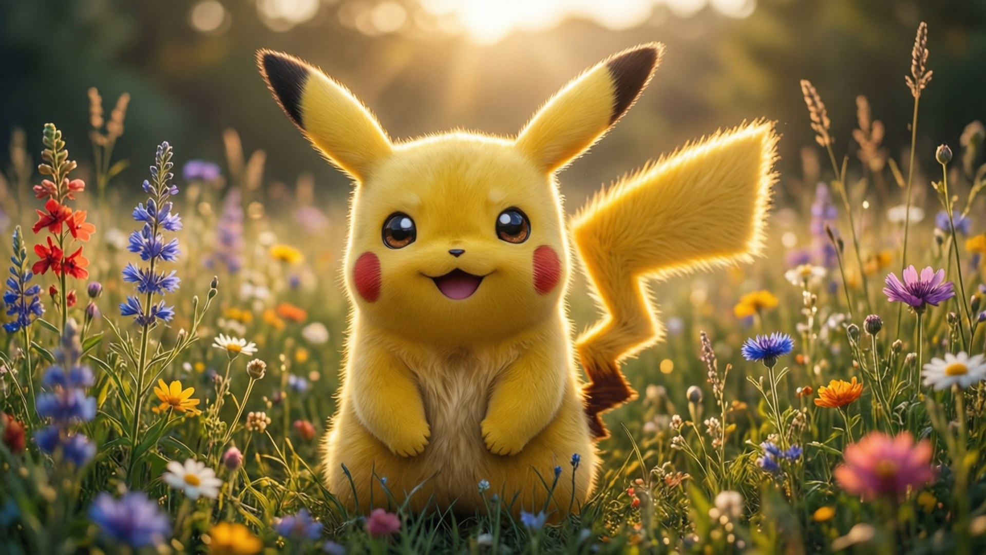 Amanecer de Pikachu Fondos de pantalla