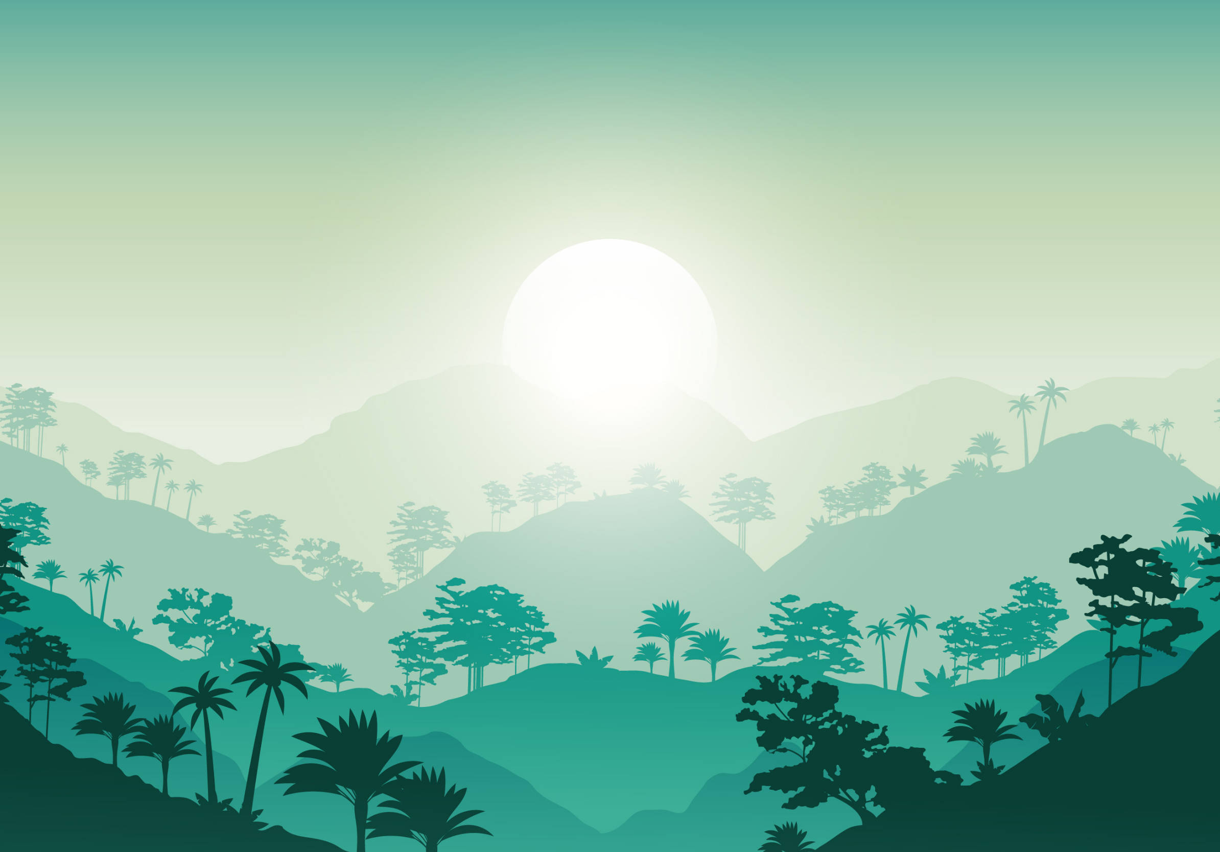 Amanecer Estético para iPad Fondos de pantalla
