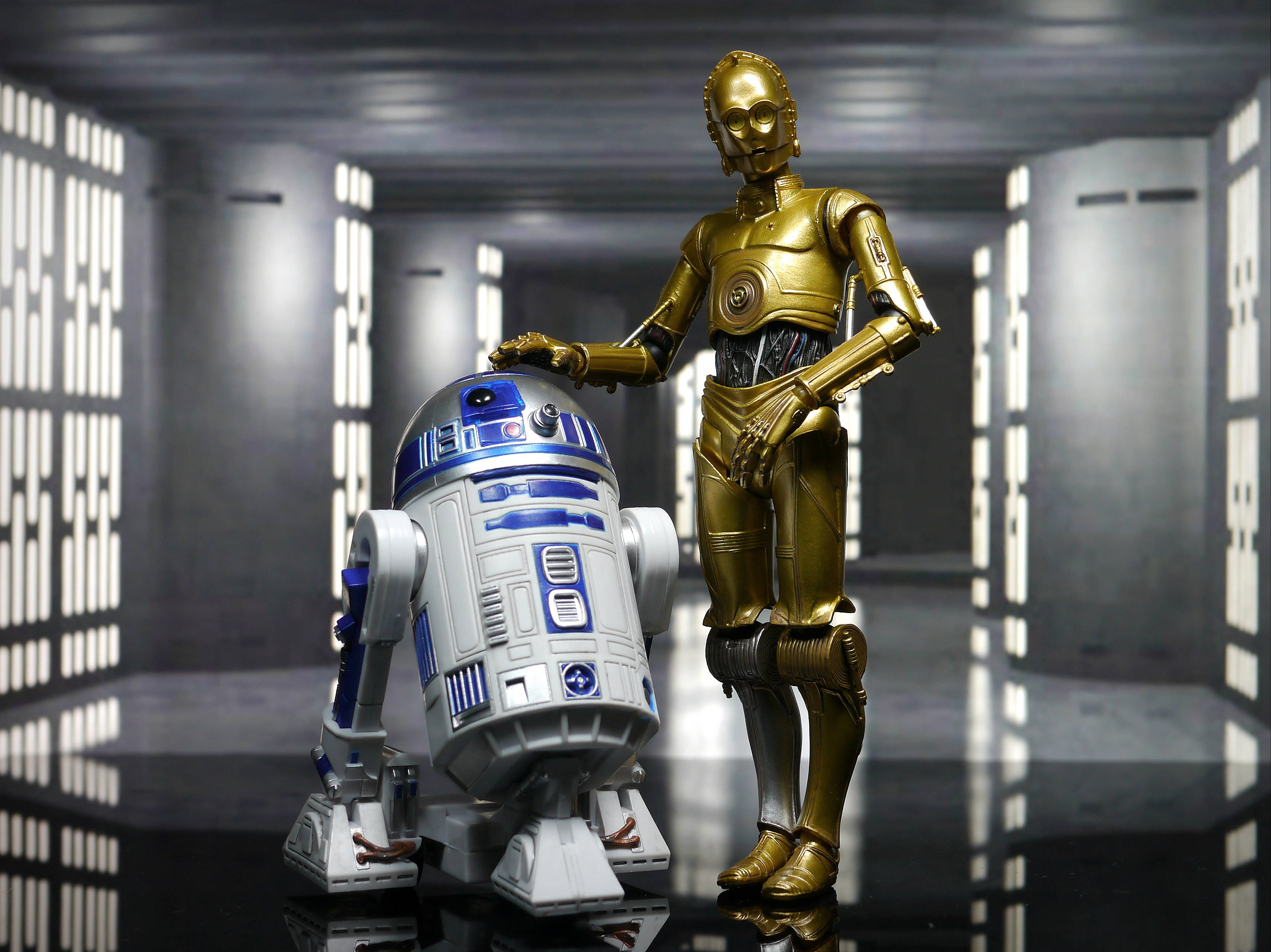 Amigos C3PO y R2D2 Fondos de pantalla