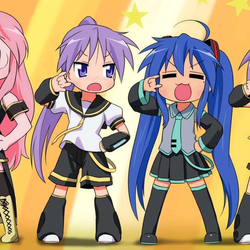 ¡Amigos traviesos del anime se unen! Fondos de pantalla
