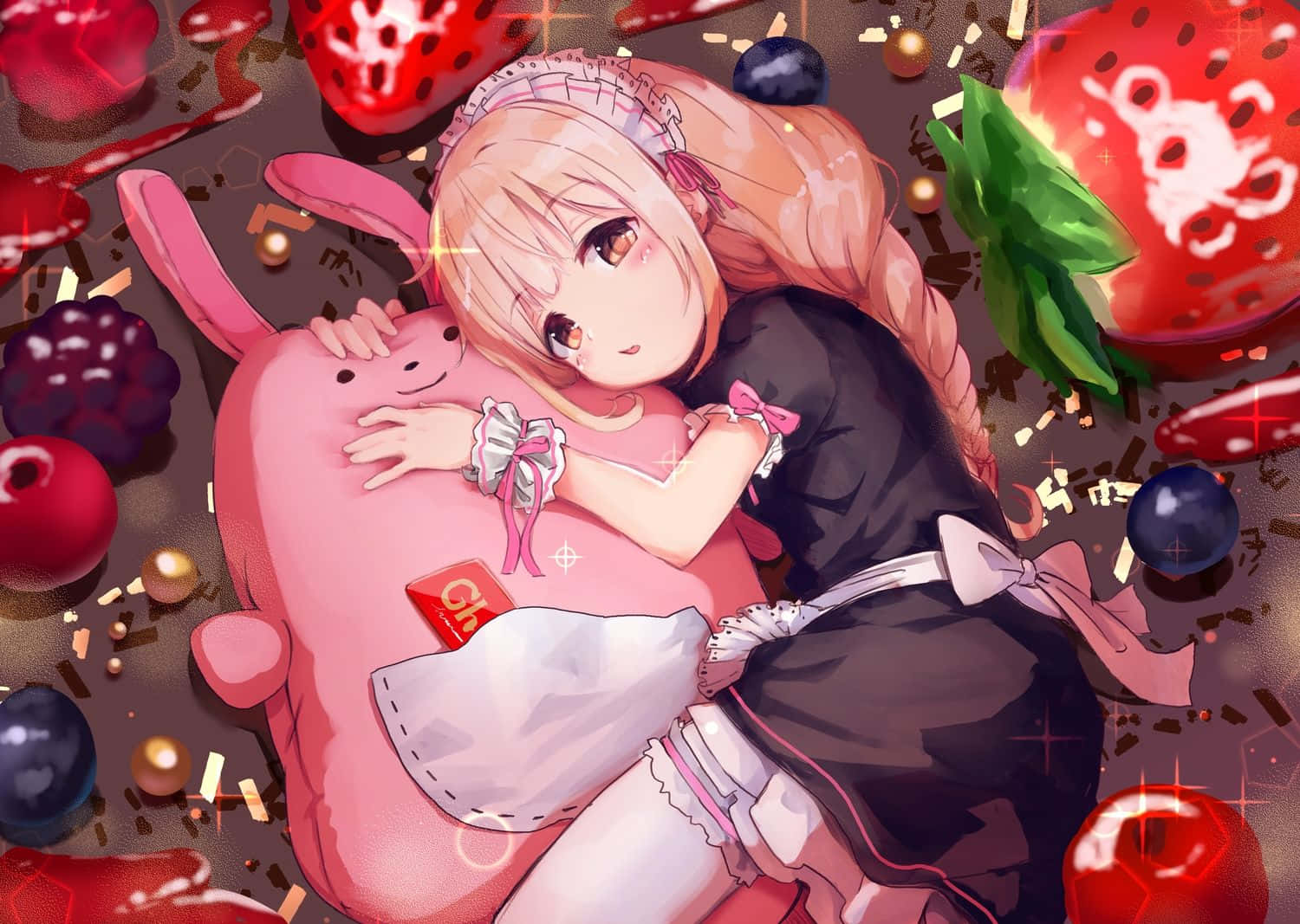¡Amo la estética anime rosa! Fondos de pantalla