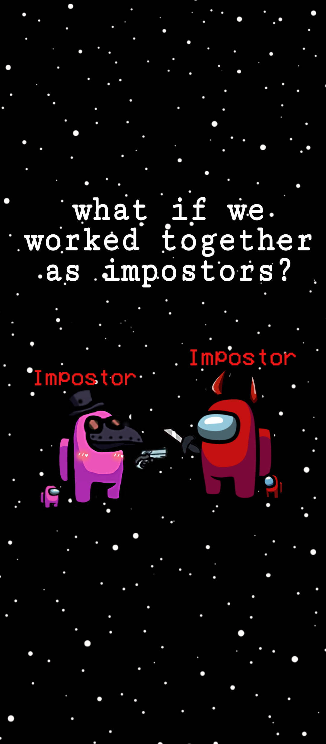 Among US Impostor Trabajo en Equipo Fondos de pantalla