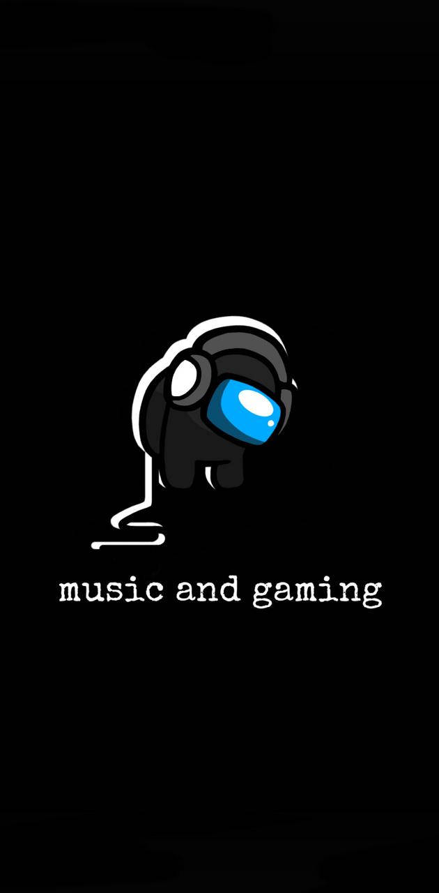 Among US Negro Música y Gaming Fondos de pantalla