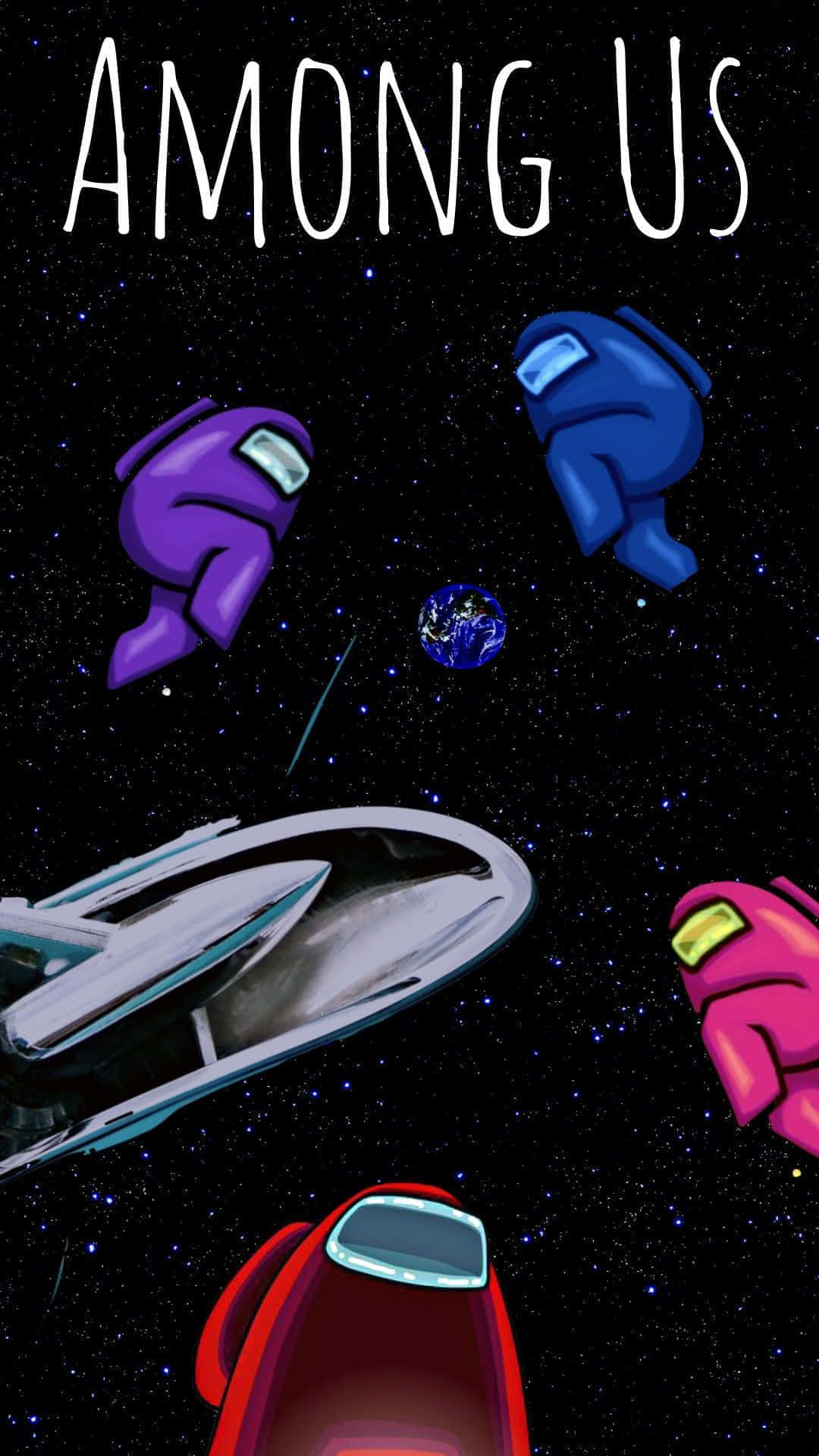 Among US - una nave espacial con una nave espacial Fondos de pantalla