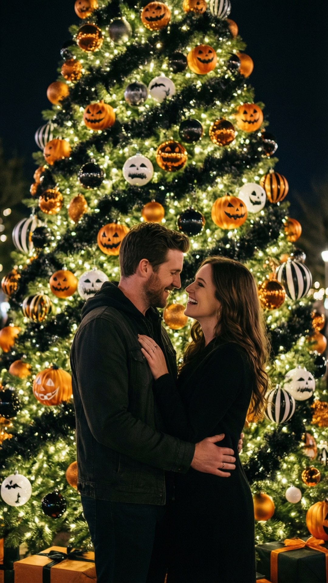 Amor en el Pueblo Navideño Fondos de pantalla