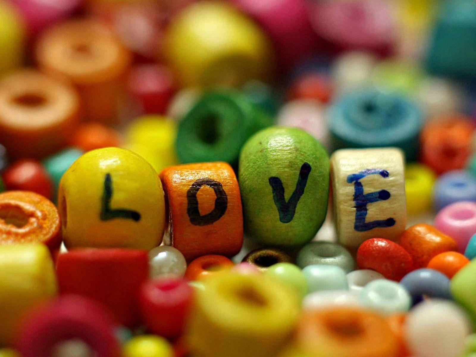 Amor Lindo Cuentas Coloridas Fondos de pantalla