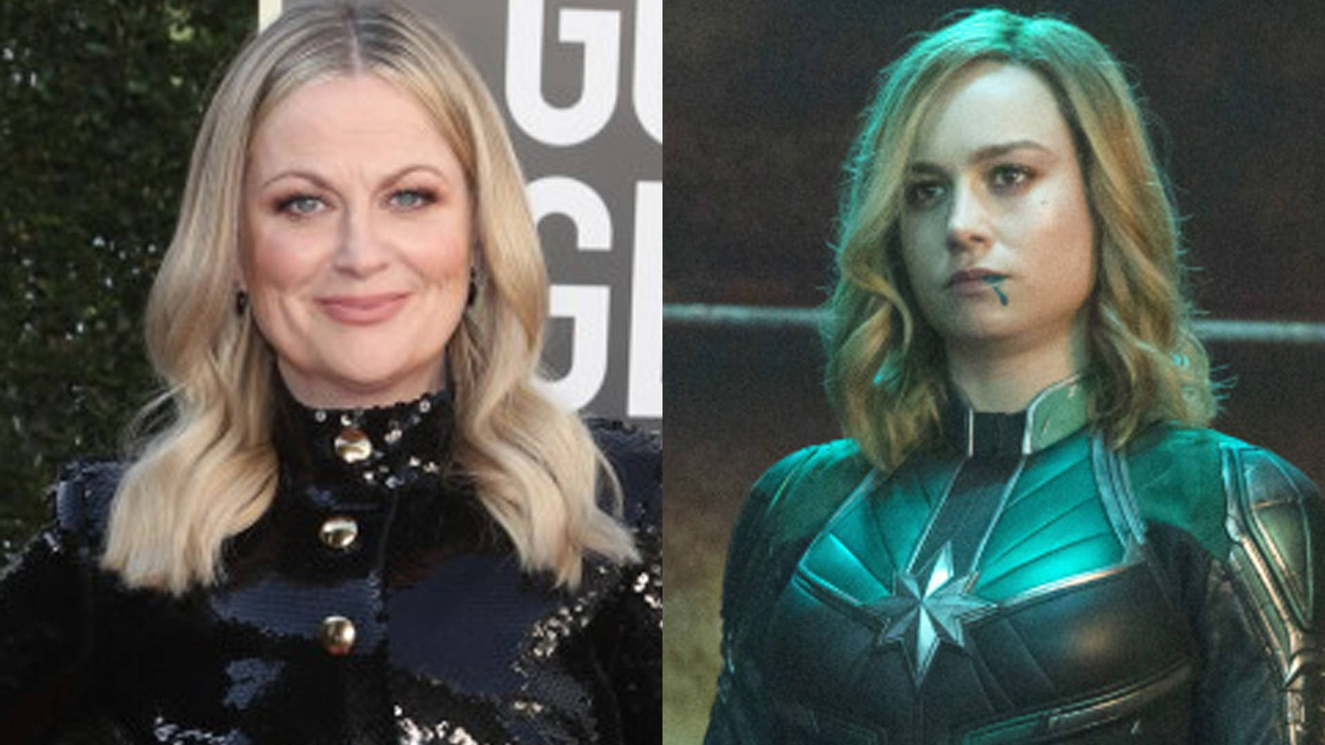 Amy Poehler y Brie Larson en Pantalla Dividida Fondos de pantalla