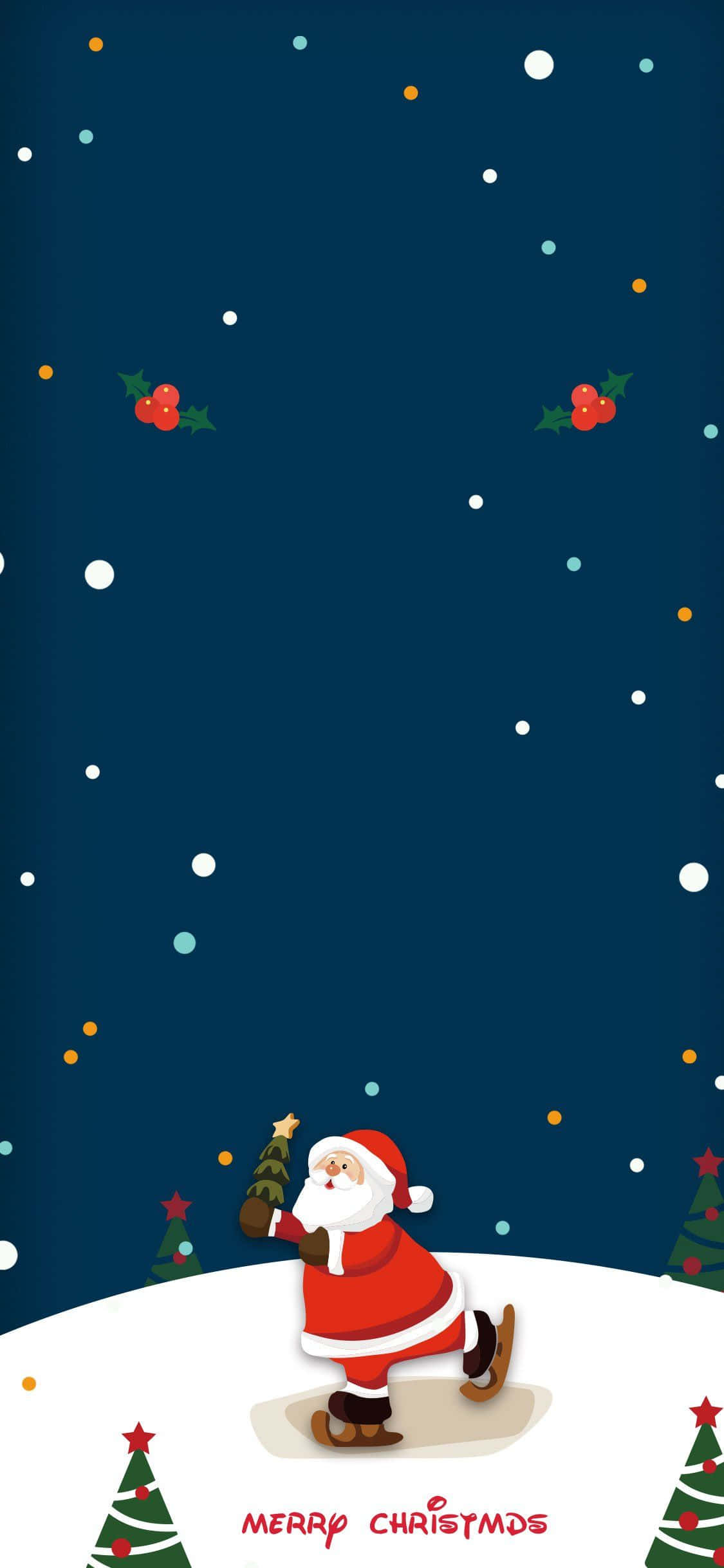 Añade alegría a tu Navidad con este divertido y festivo fondo de pantalla para iPhone. Fondos de pantalla