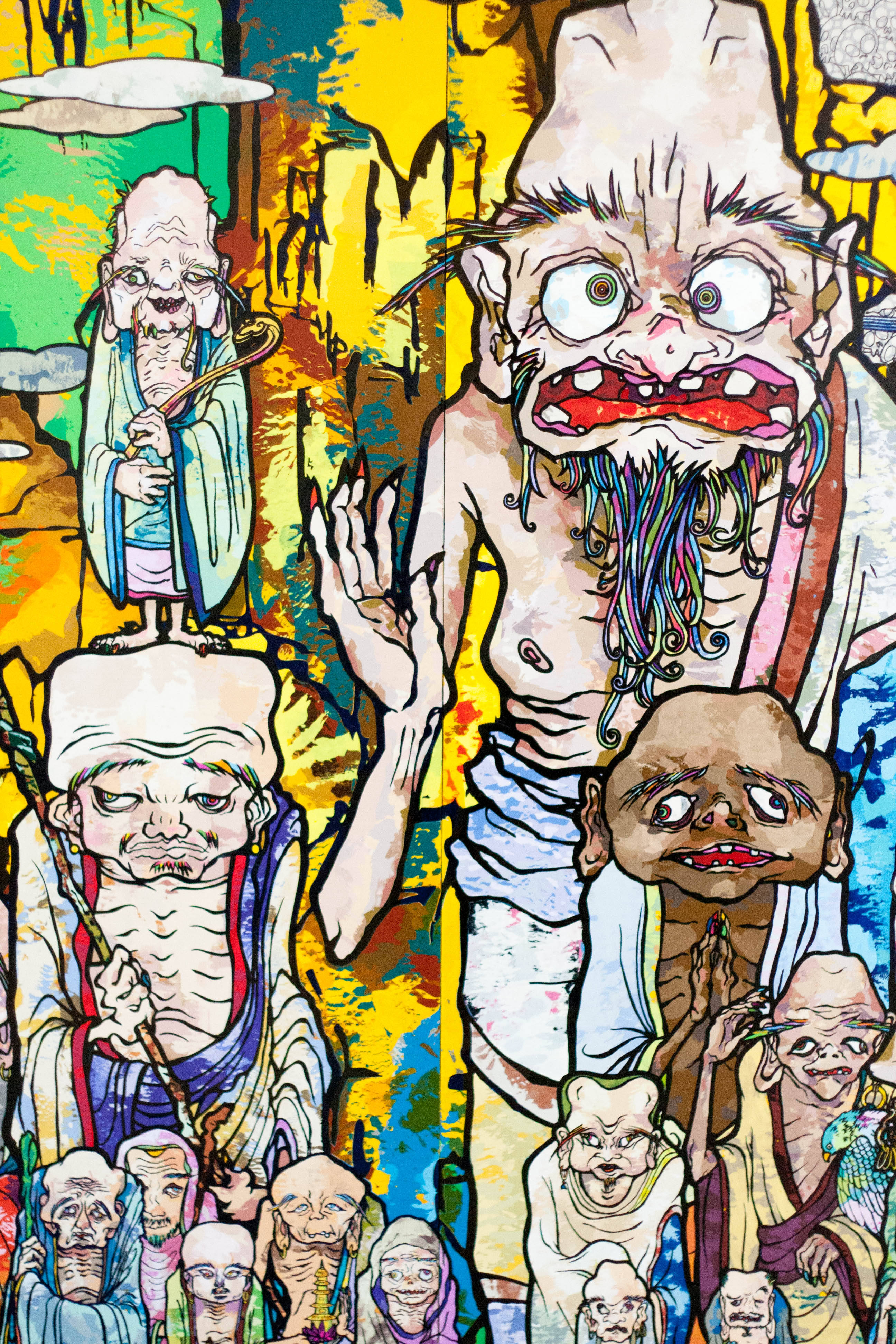 Ancianos de Takashi Murakami 4K Fondos de pantalla