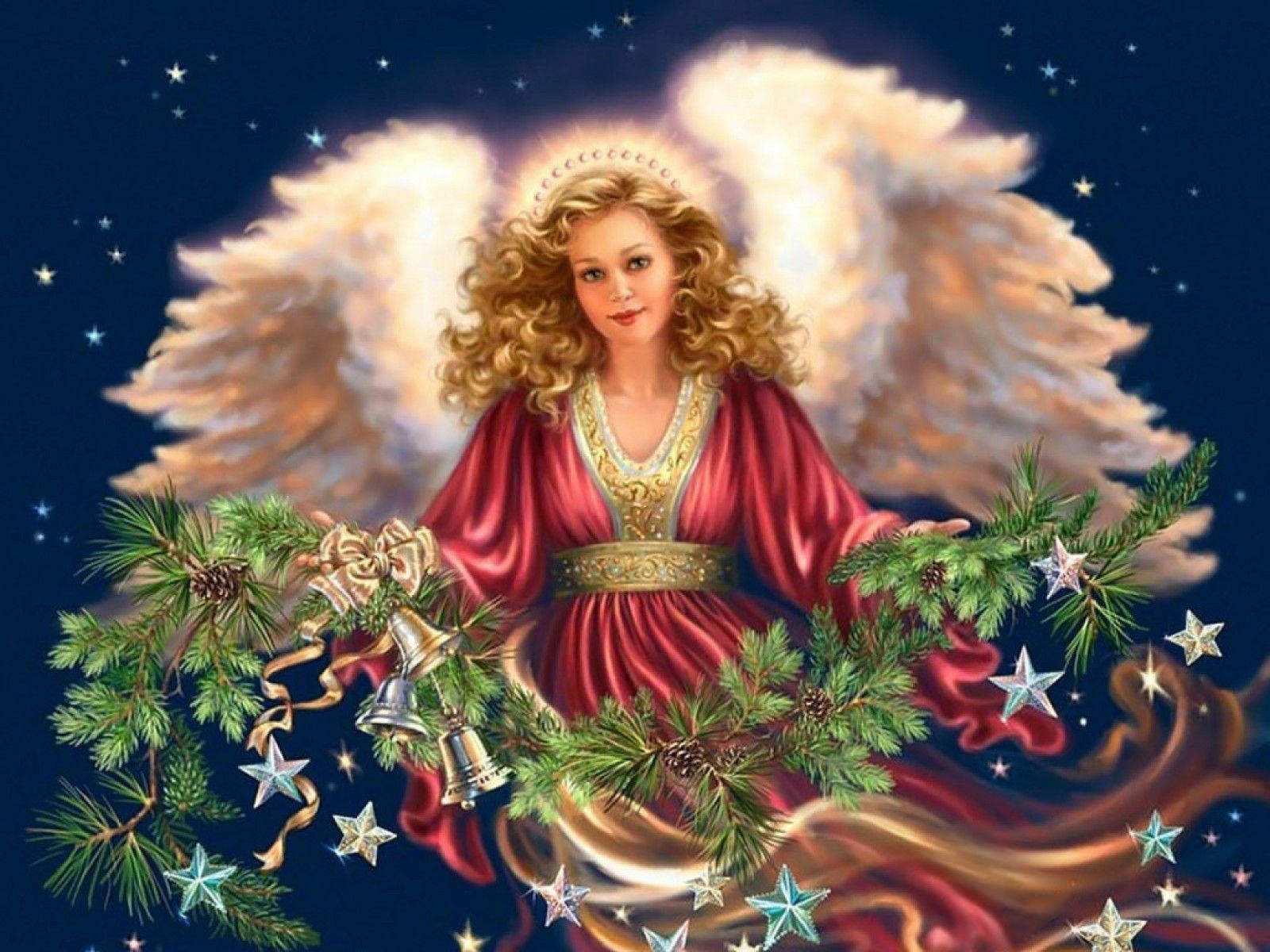 Ángel Divino de Navidad Fondos de pantalla