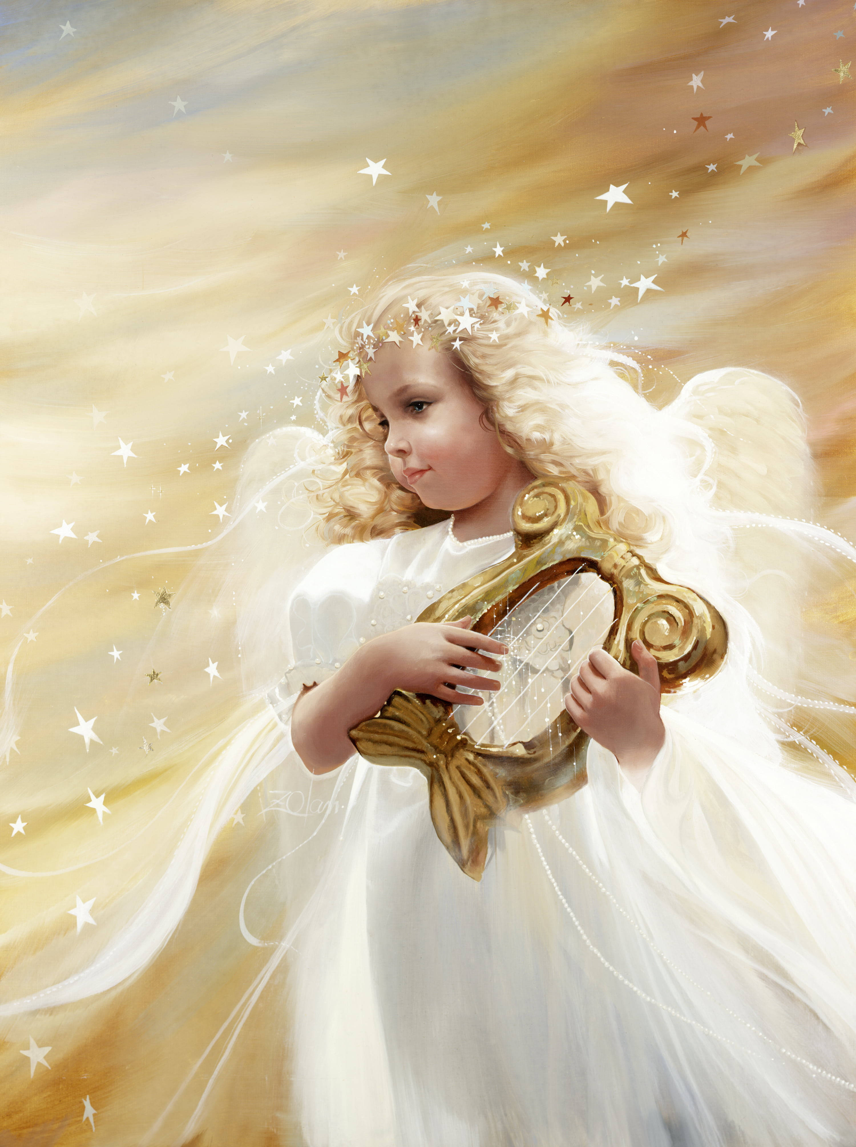 Ángel Navideño Etéreo Fondos de pantalla