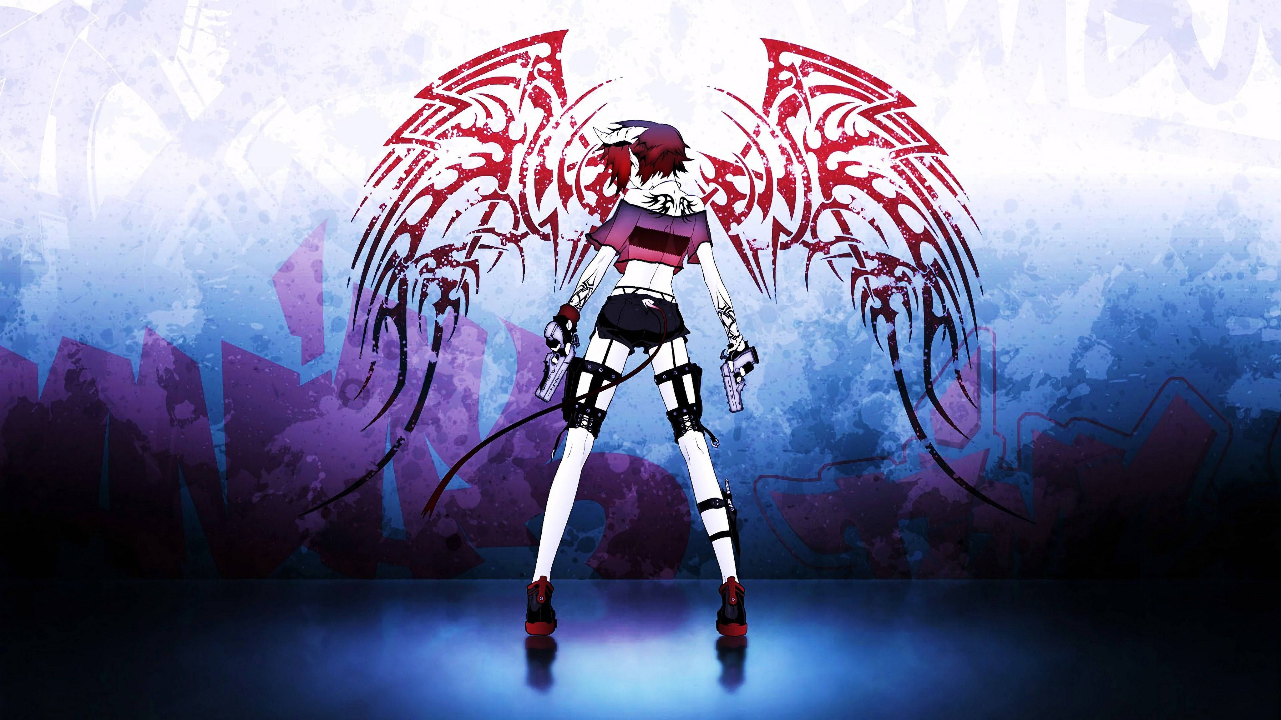 Ángel Oscuro Demonio Anime Fondos de pantalla