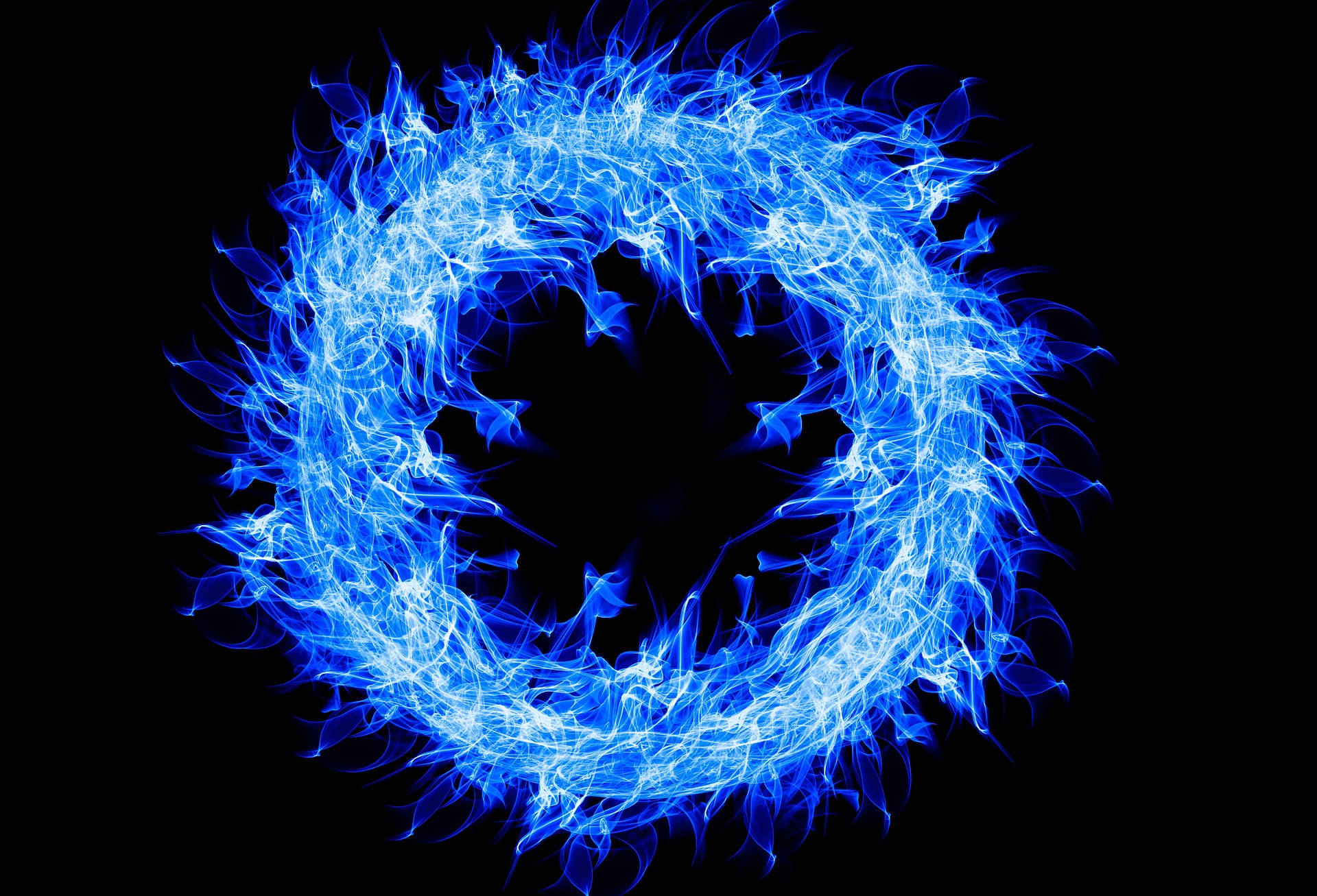 Anillo de Fuego Azul Fondos de pantalla
