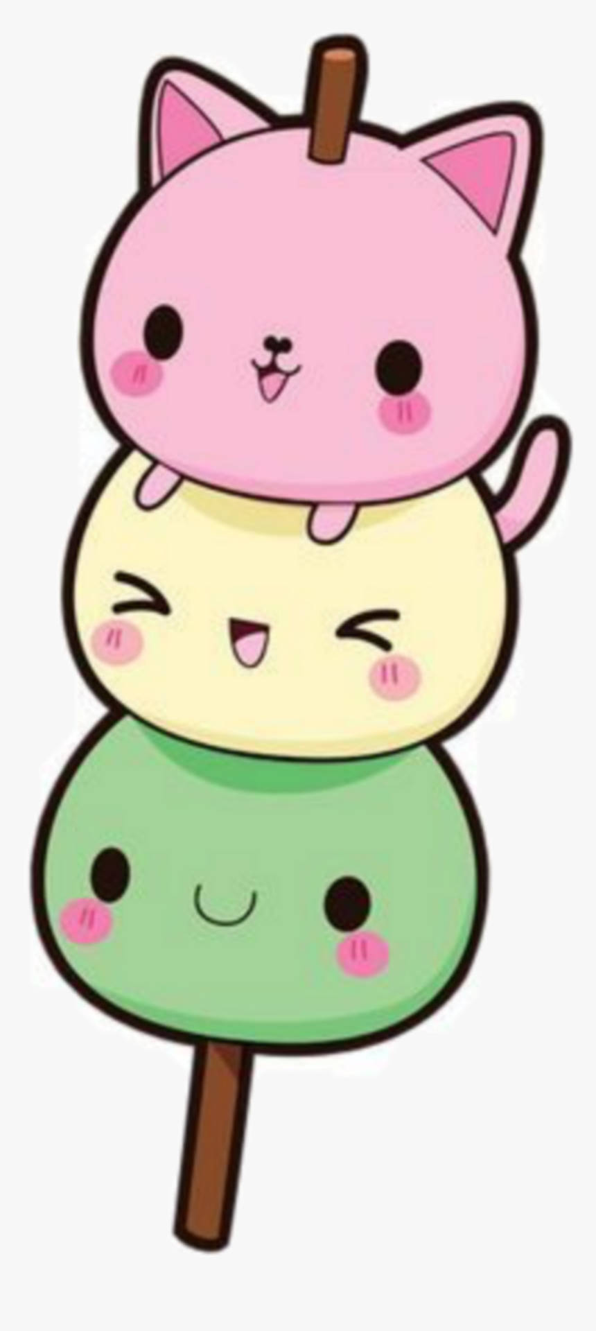 Animales Kawaii Mochi Adorables Fondos de pantalla