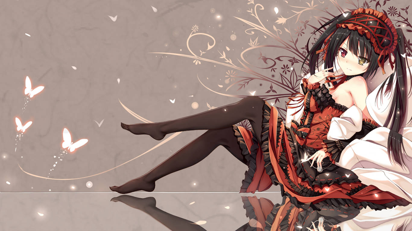 Anime Date A Live Kurumi Linda Fondos de pantalla