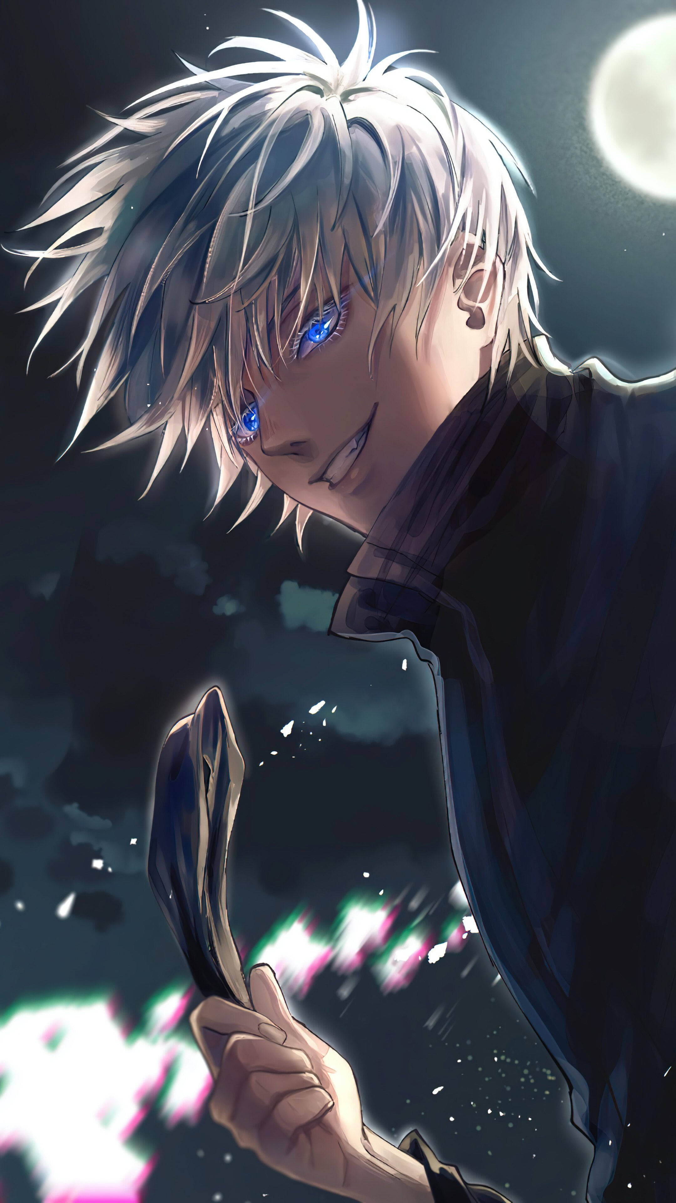 Anime de Chico Cool de Cabello Blanco Fondos de pantalla