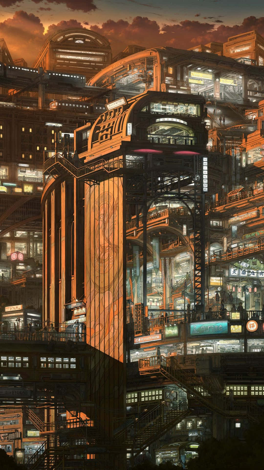 Anime Edificio Imperial Boy Artista Fondos de pantalla