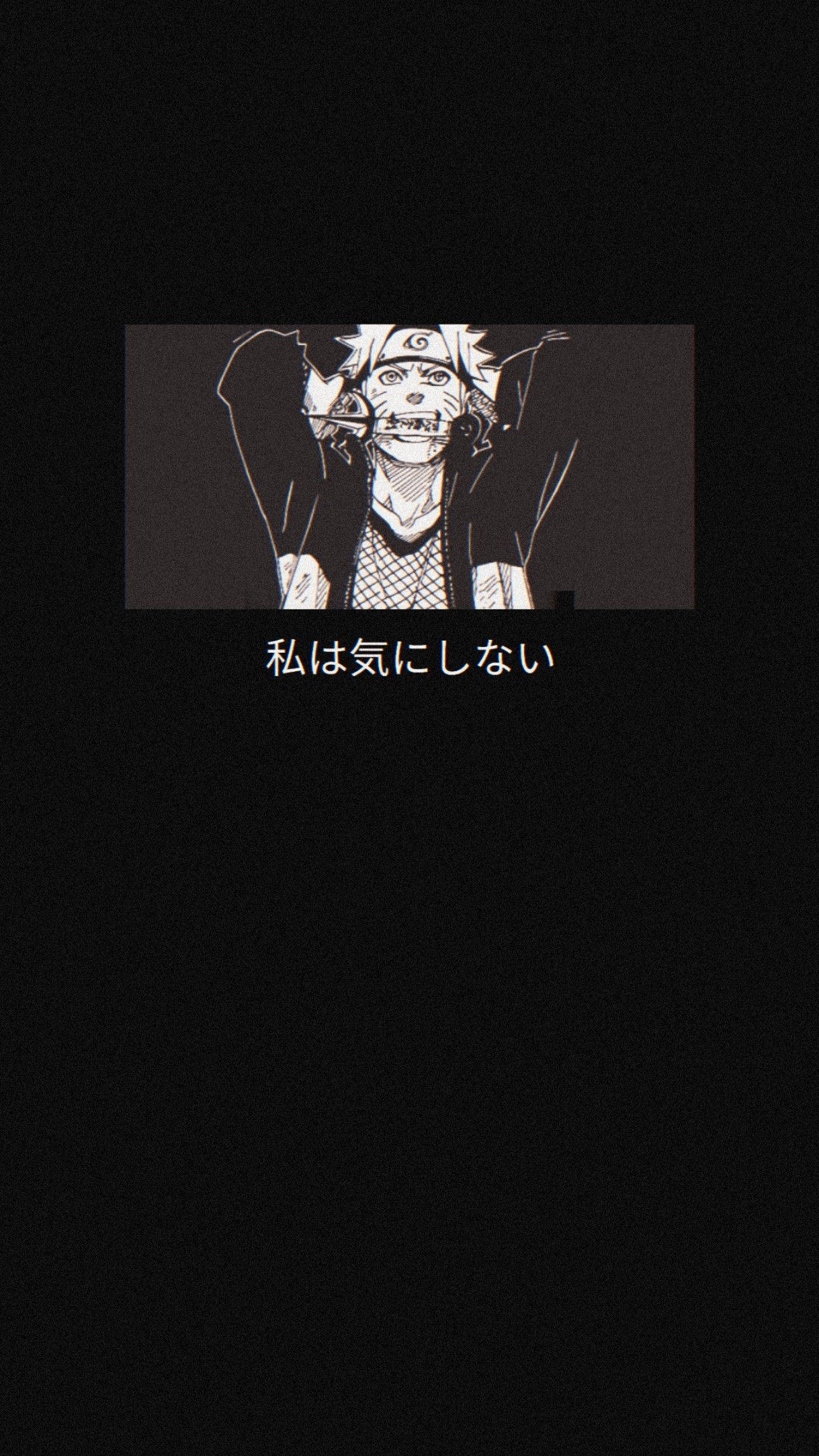 Anime Estético Negro de Naruto Fondos de pantalla