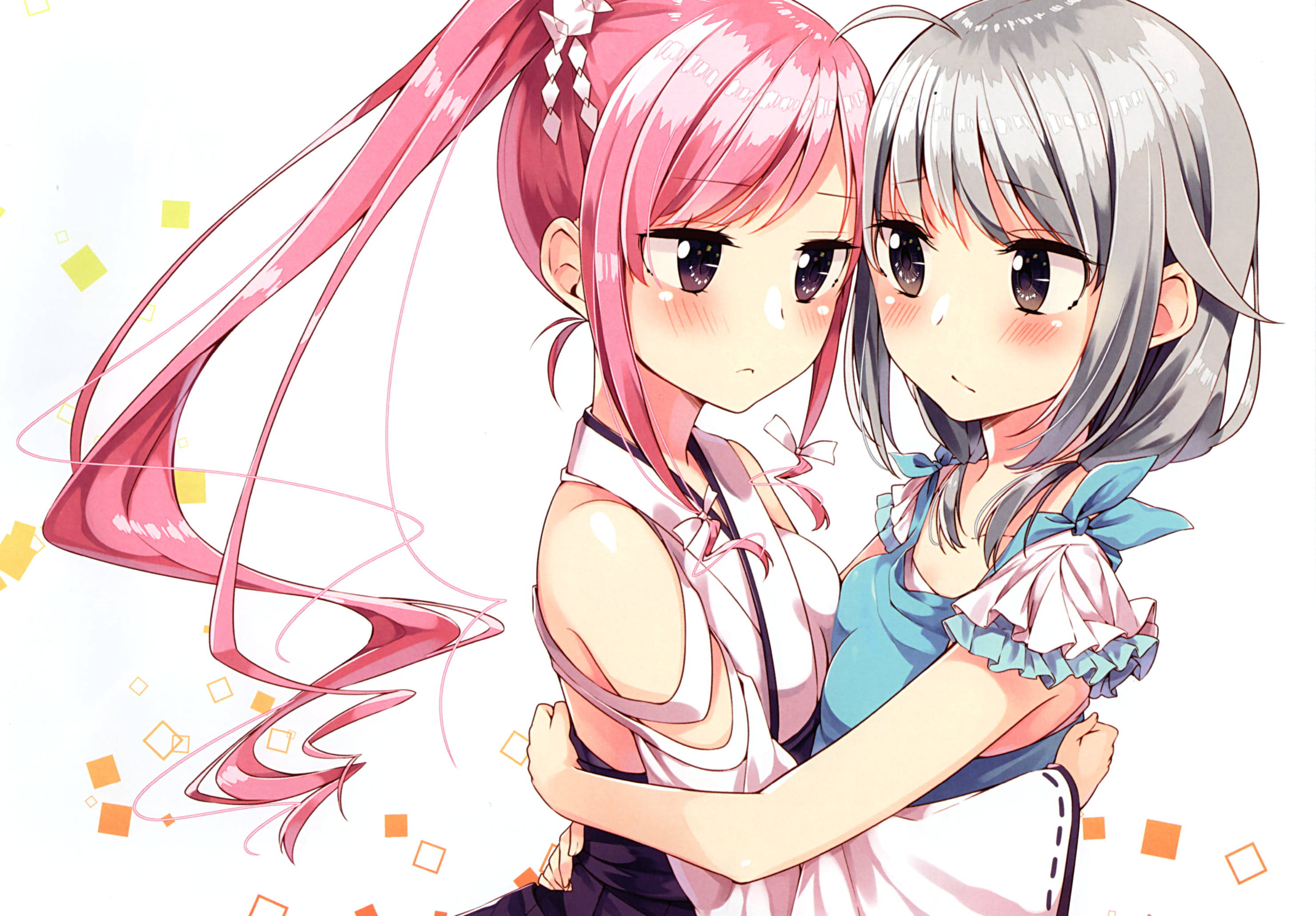 Anime Lesbianas Enamoradas Fondos de pantalla