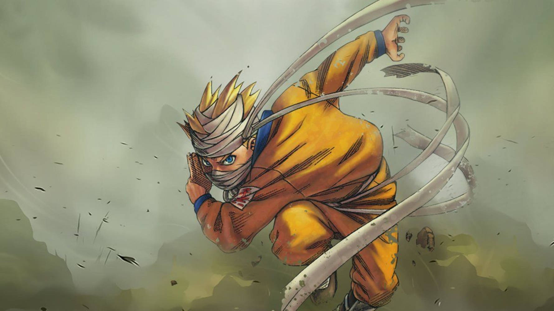 Anime Naruto Corriendo como Ninja Fondos de pantalla