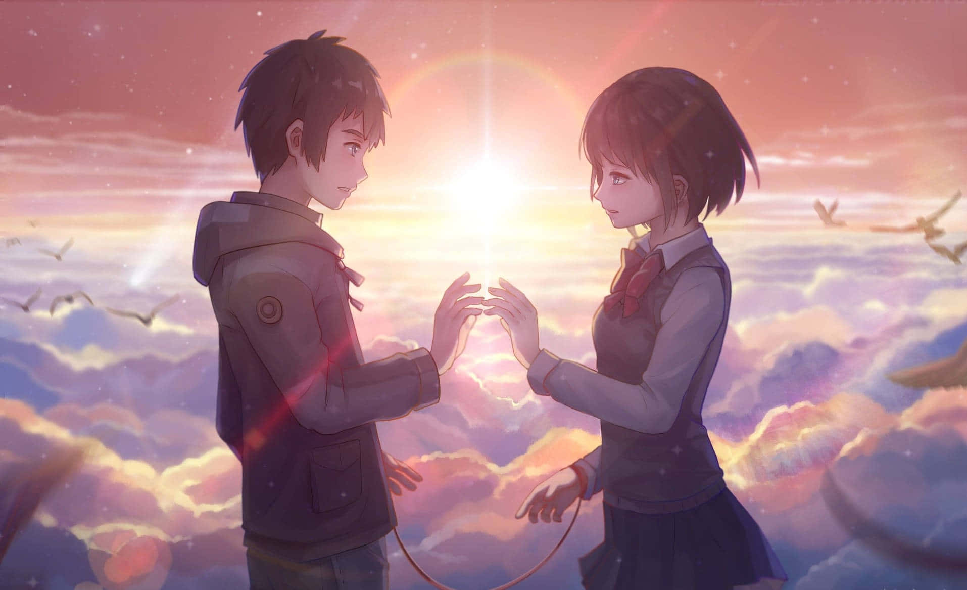 Anime Your Name Crepúsculo Coincidente Fondos de pantalla