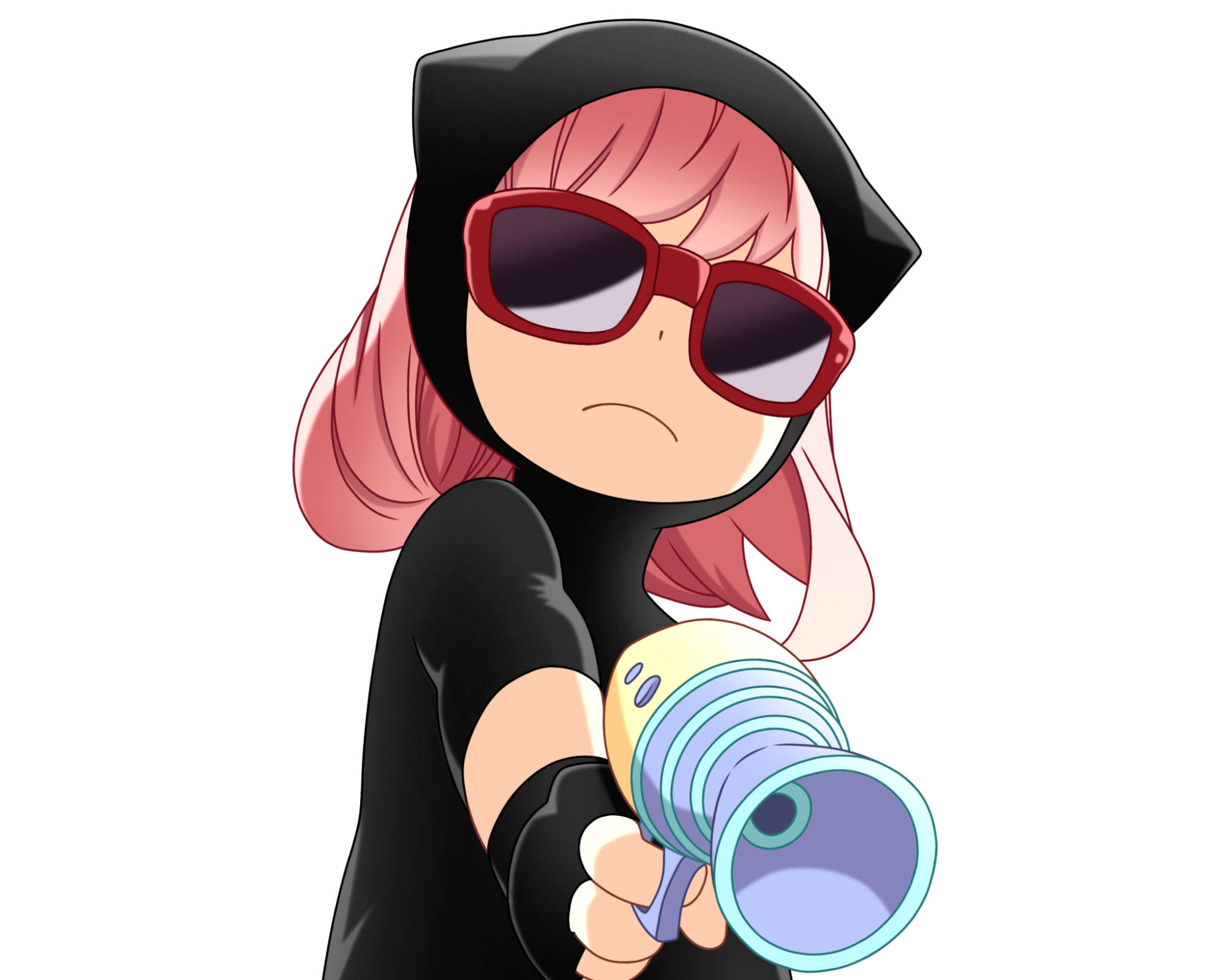 Anya Forger con un arma Fondos de pantalla