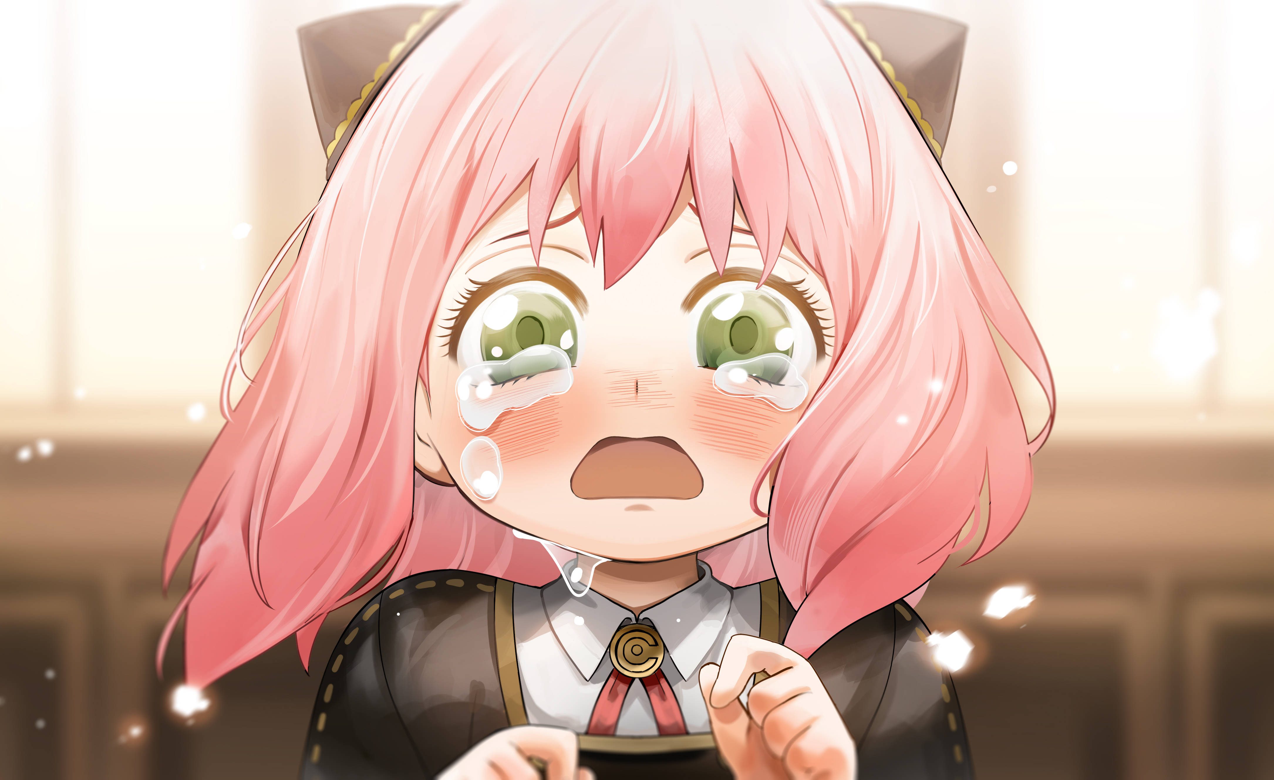 Anya Forger llorando Spy X Family Fondos de pantalla
