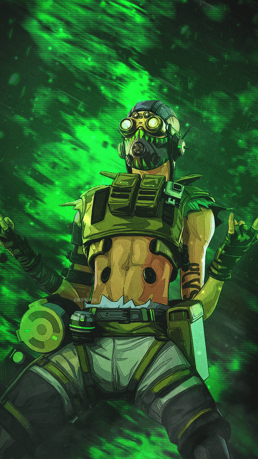 Apex Legends Octane con Temática Verde