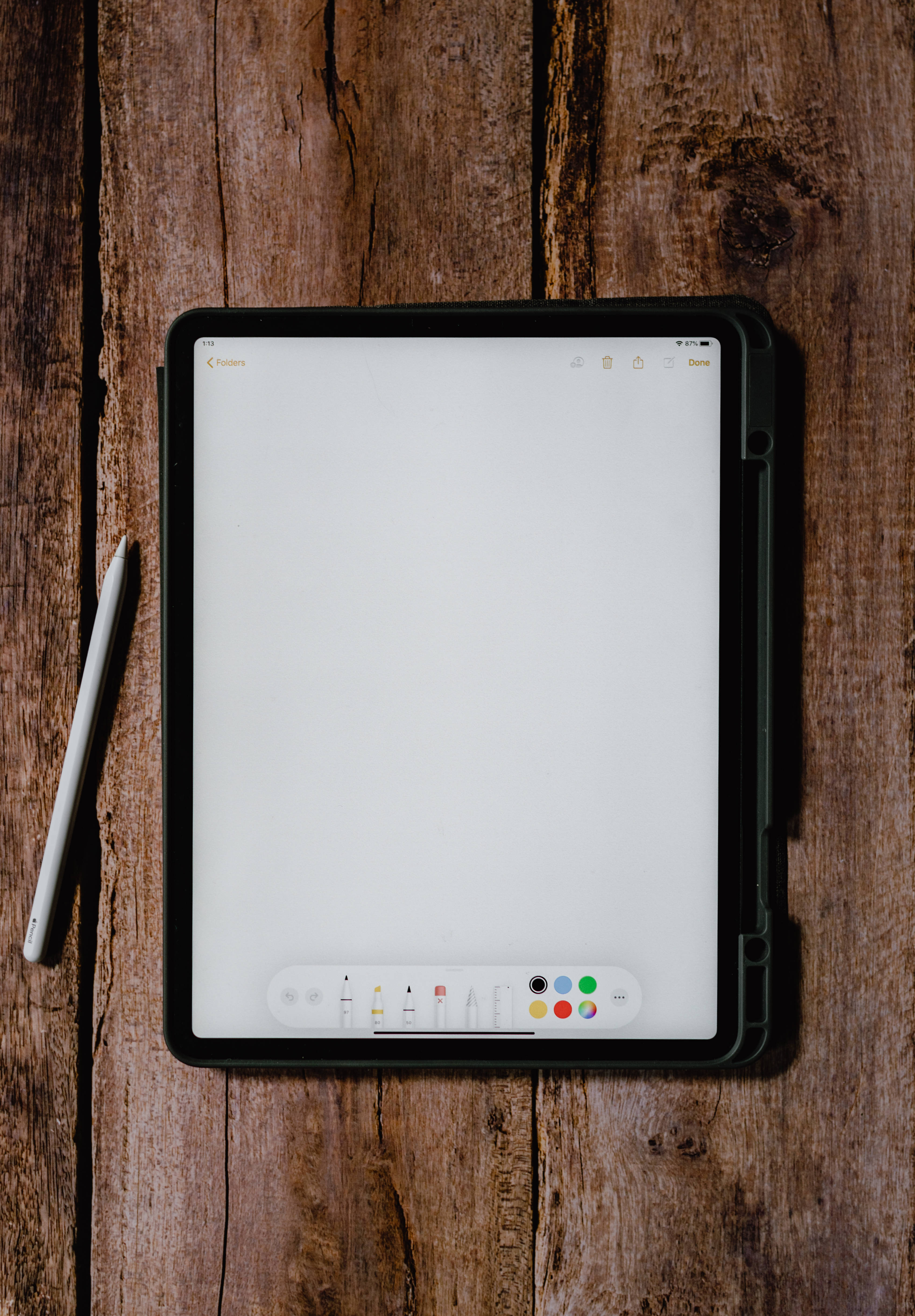Apple iPad Pro con Aplicación de Dibujo Fondos de pantalla