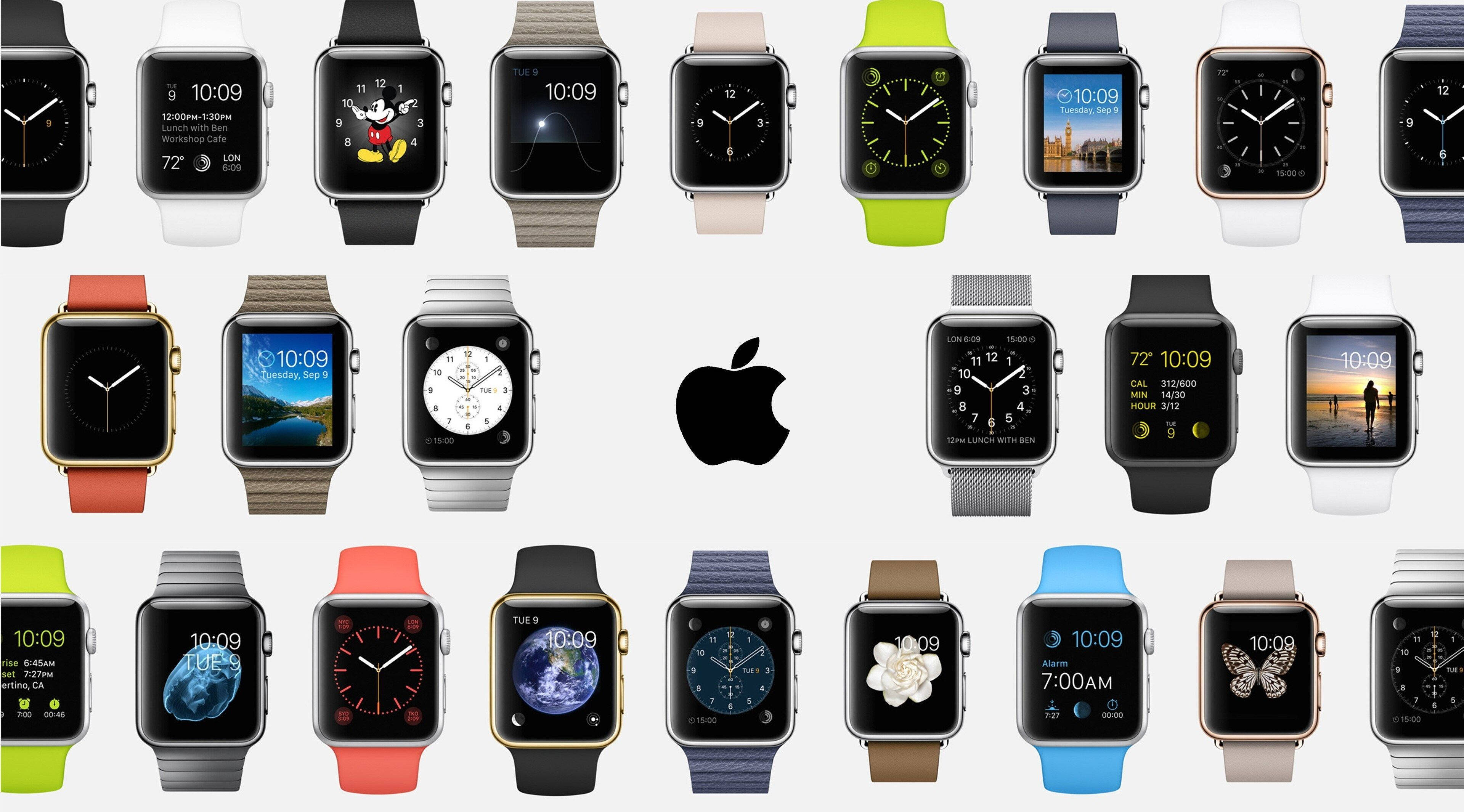 Apple Watch diferentes series Fondos de pantalla