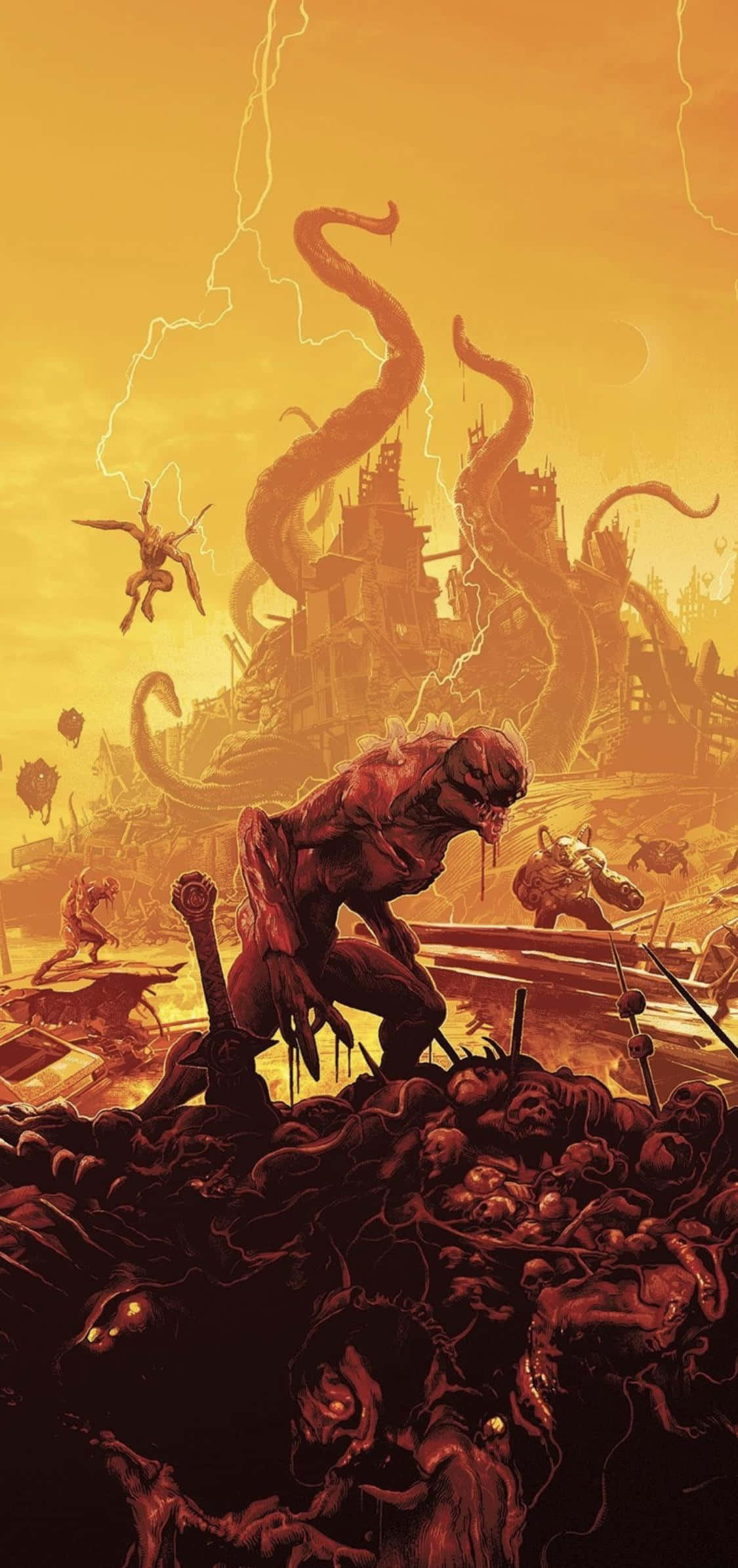 Aprovecha el poder del DOOM Slayer para luchar a través del inframundo Fondos de pantalla
