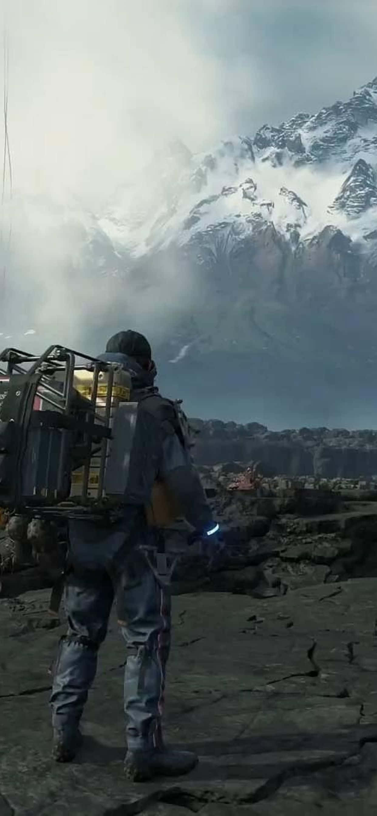 Aprovecha el poder del iPhone XS Max para una experiencia revolucionaria con Death Stranding Fondos de pantalla